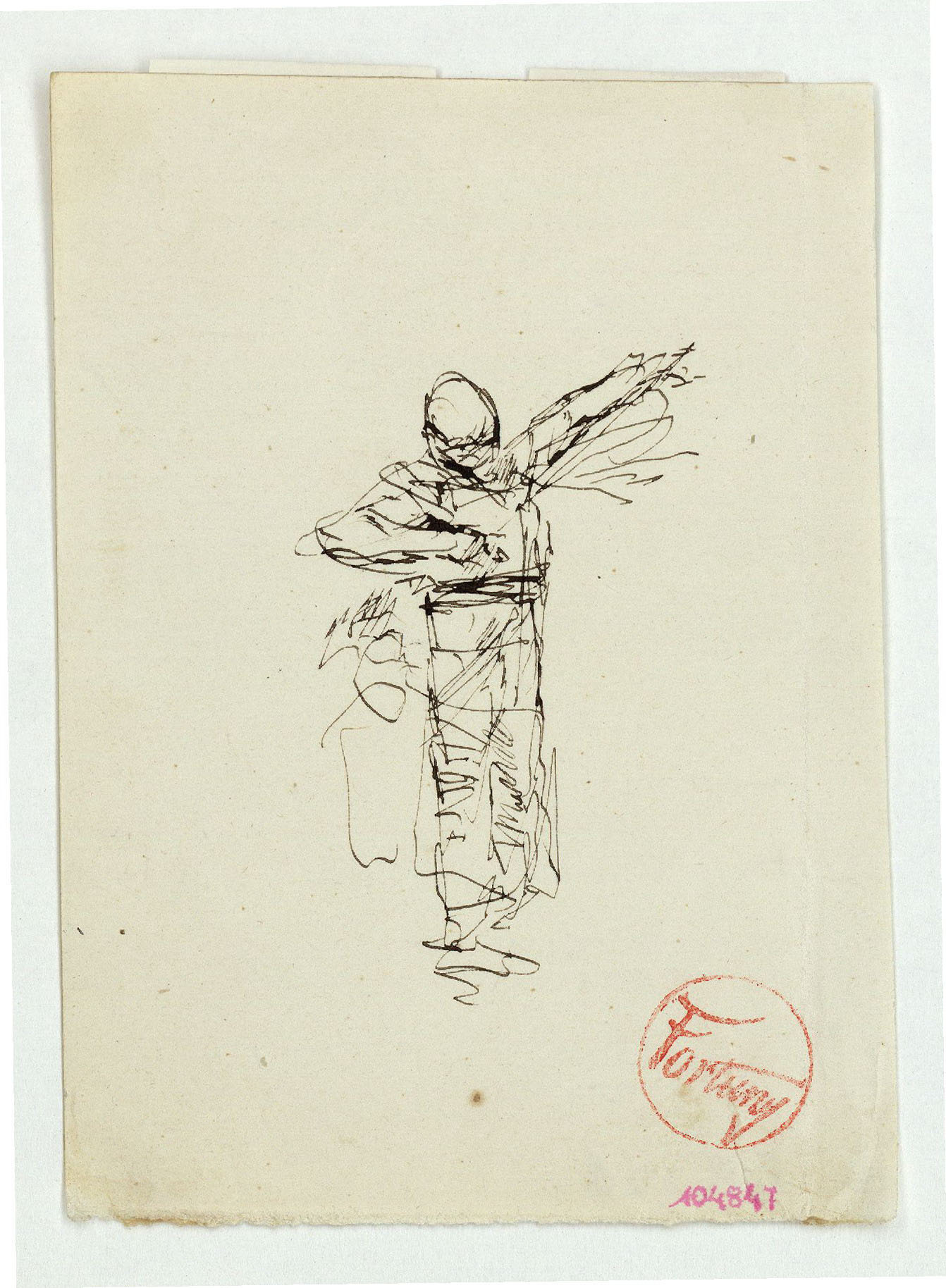 image for: Marià Fortuny - Estudi per al quadre «Músics àrabs» - Cap a 1872