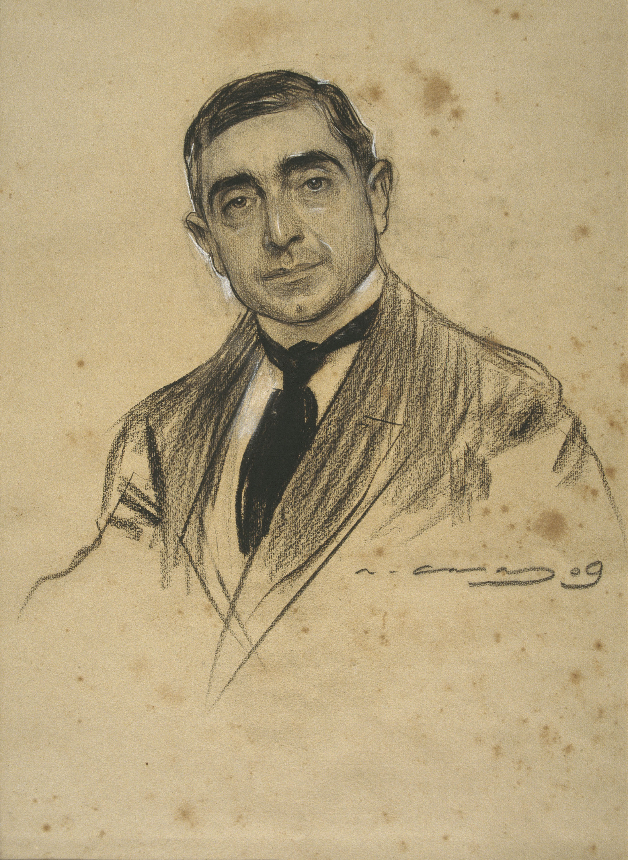 image for: Ramon Casas - Retrat de Dionís Baixeras - 1909