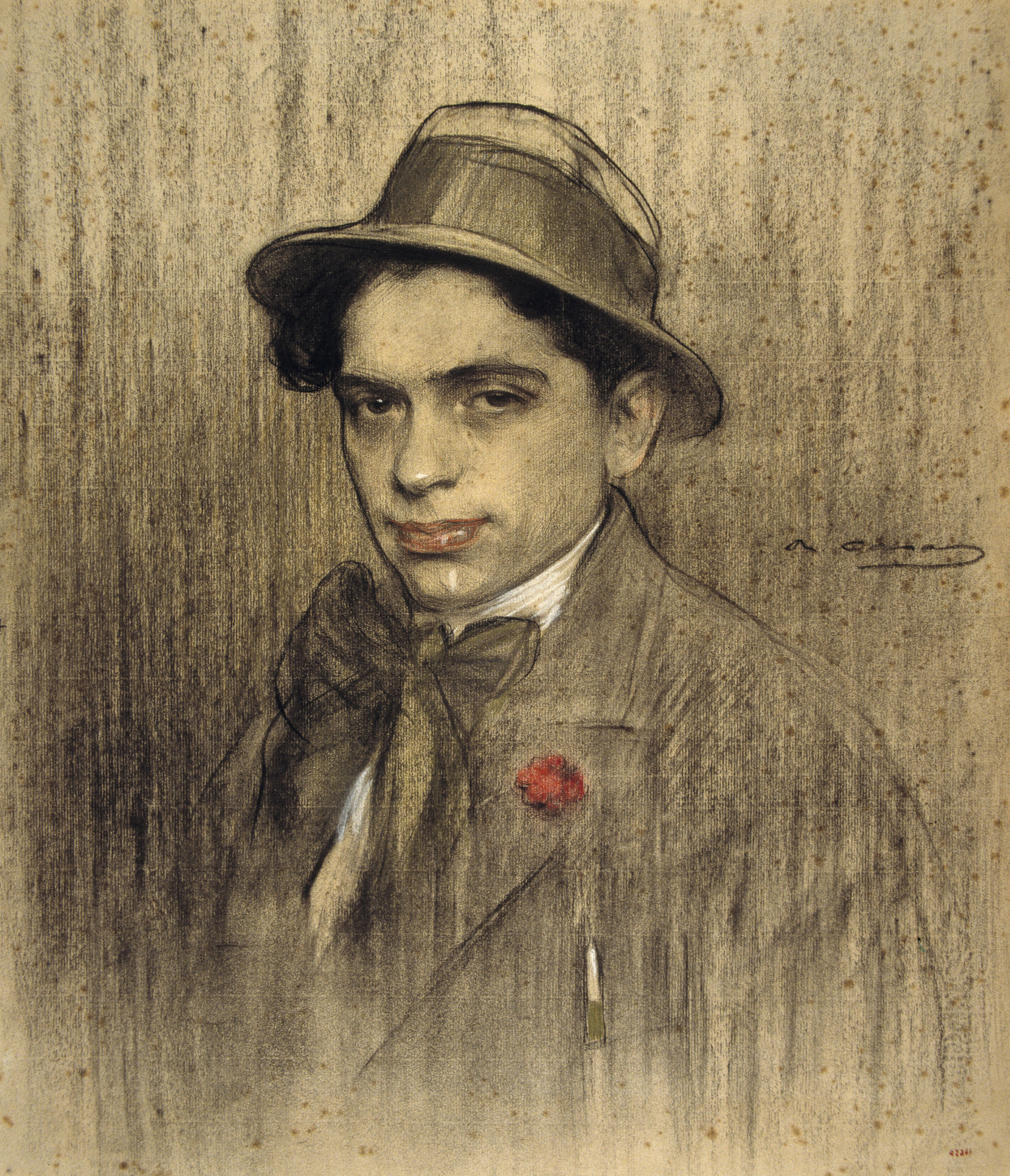 image for: Ramon Casas - Retrat de Lluís Bagaria - Cap a 1903-1906