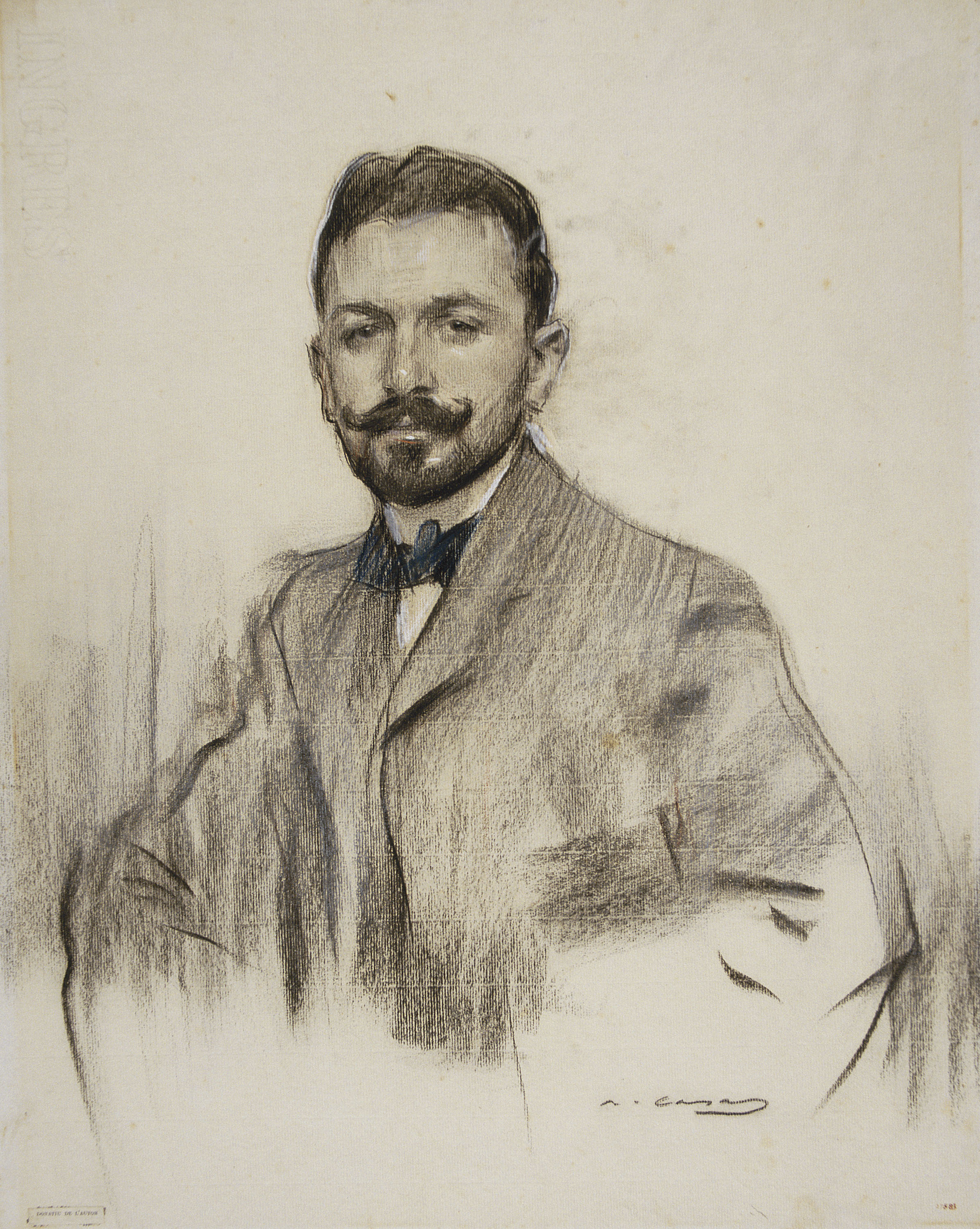 image for: Ramon Casas - Retrat de Serafín Álvarez Quintero - 1904