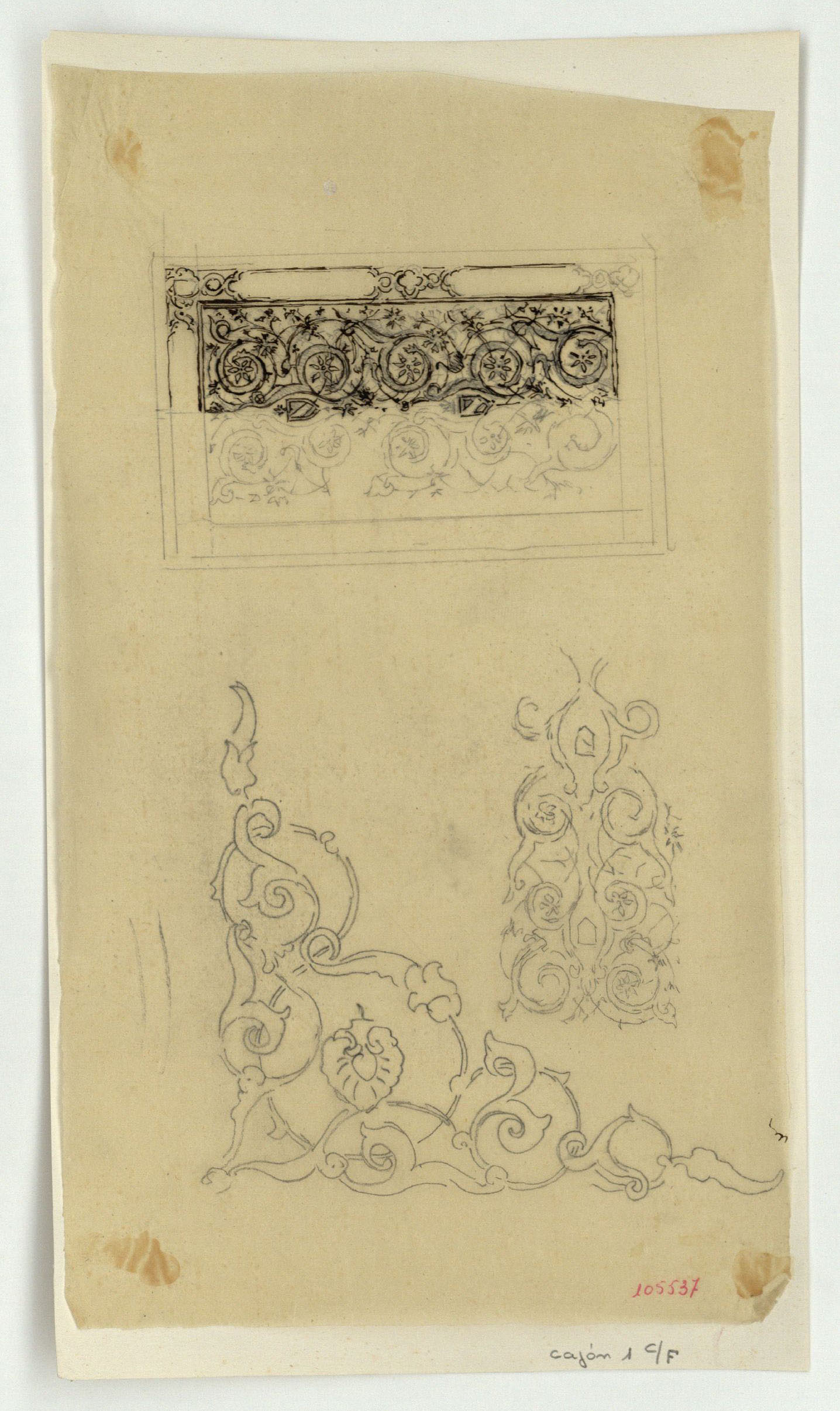 image for: Marià Fortuny - Motius ornamentals - Cap a 1867-1872