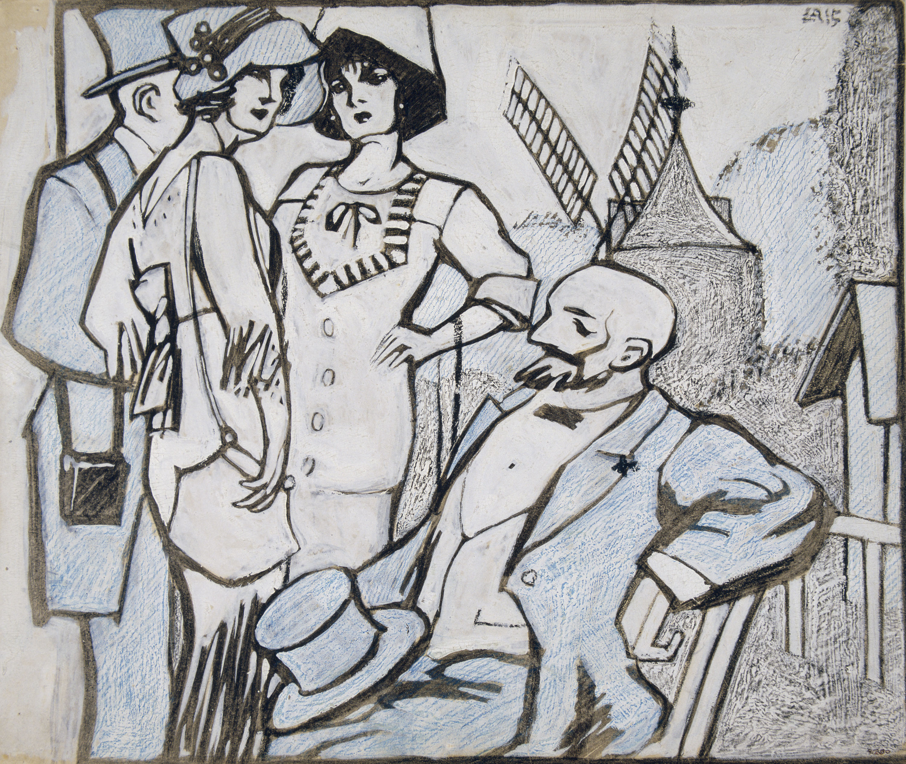 image for: Juan Gris - Aux courses des Longchamp - 1913