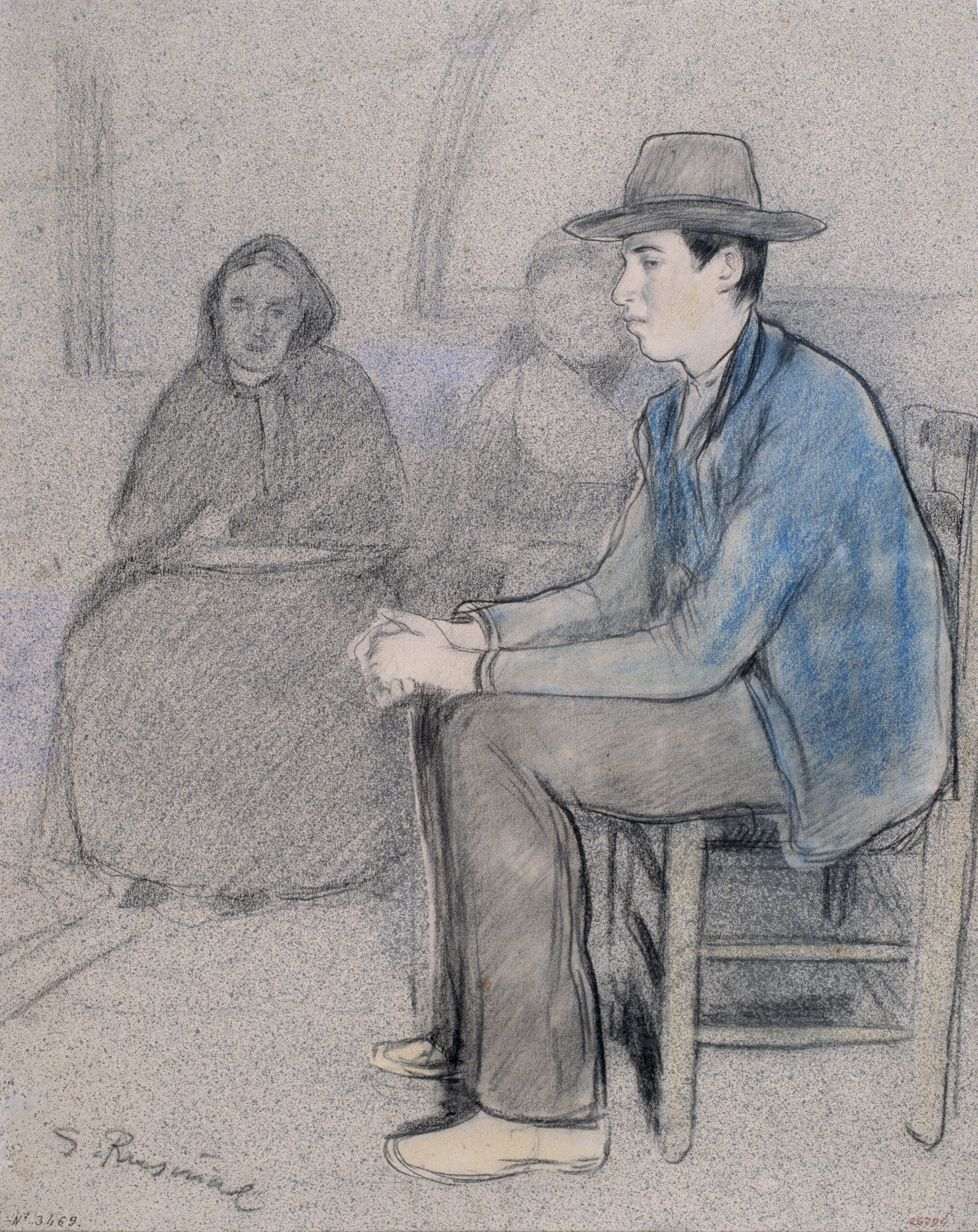 image for: Santiago Rusiñol - Després de la guerra. La llar trista - Cap a 1898