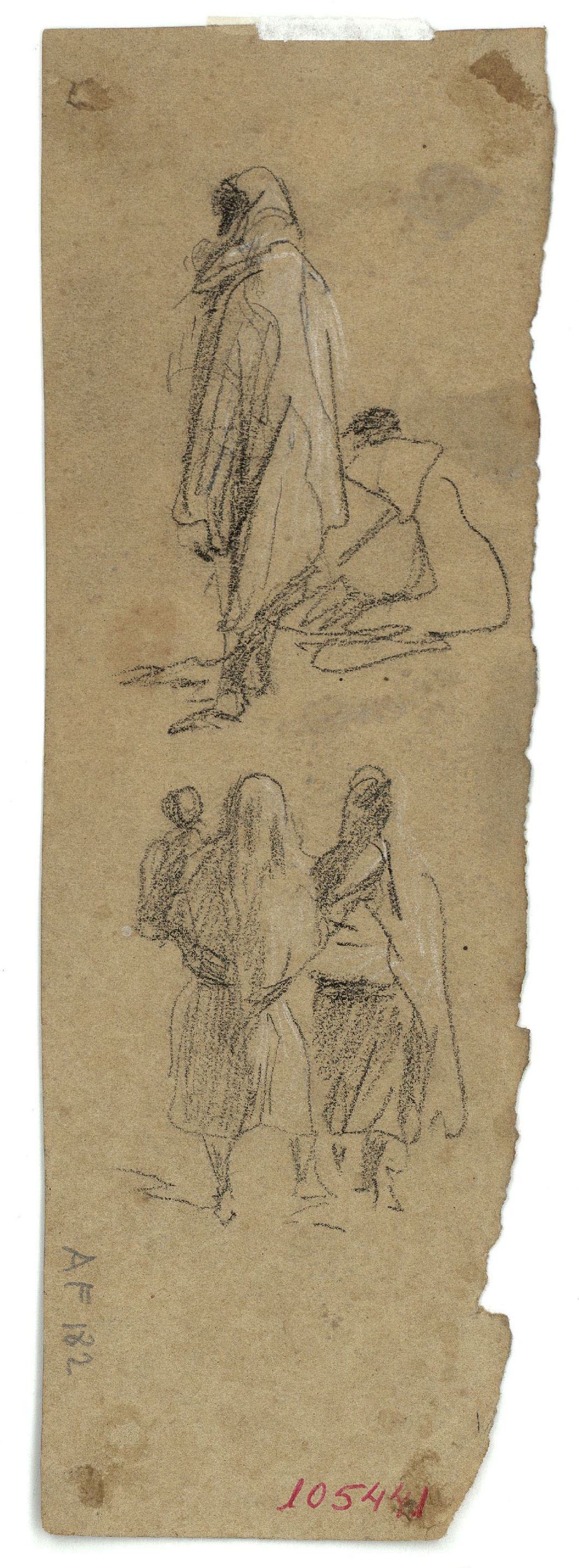 image for: Marià Fortuny - Marroquins (anvers) / Marroquins (revers) - Cap a 1860-1862