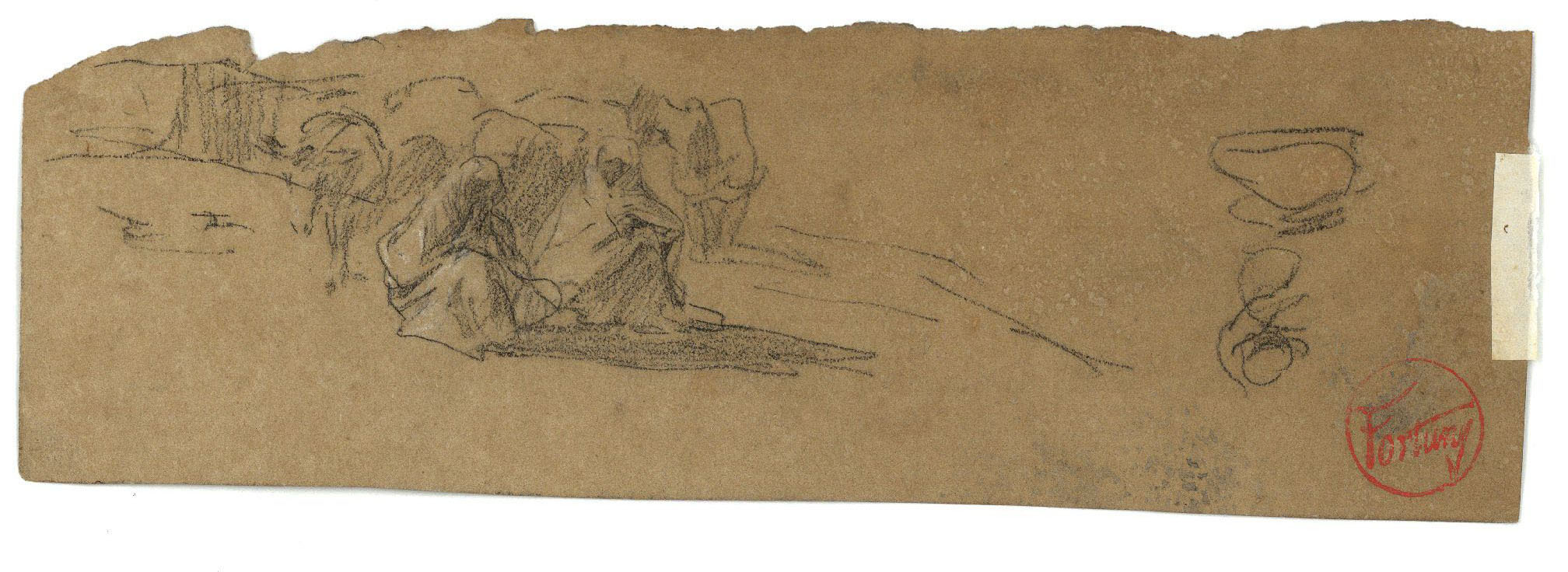 image for: Marià Fortuny - Marroquins (anvers) / Marroquins (revers) - Cap a 1860-1862 [1]