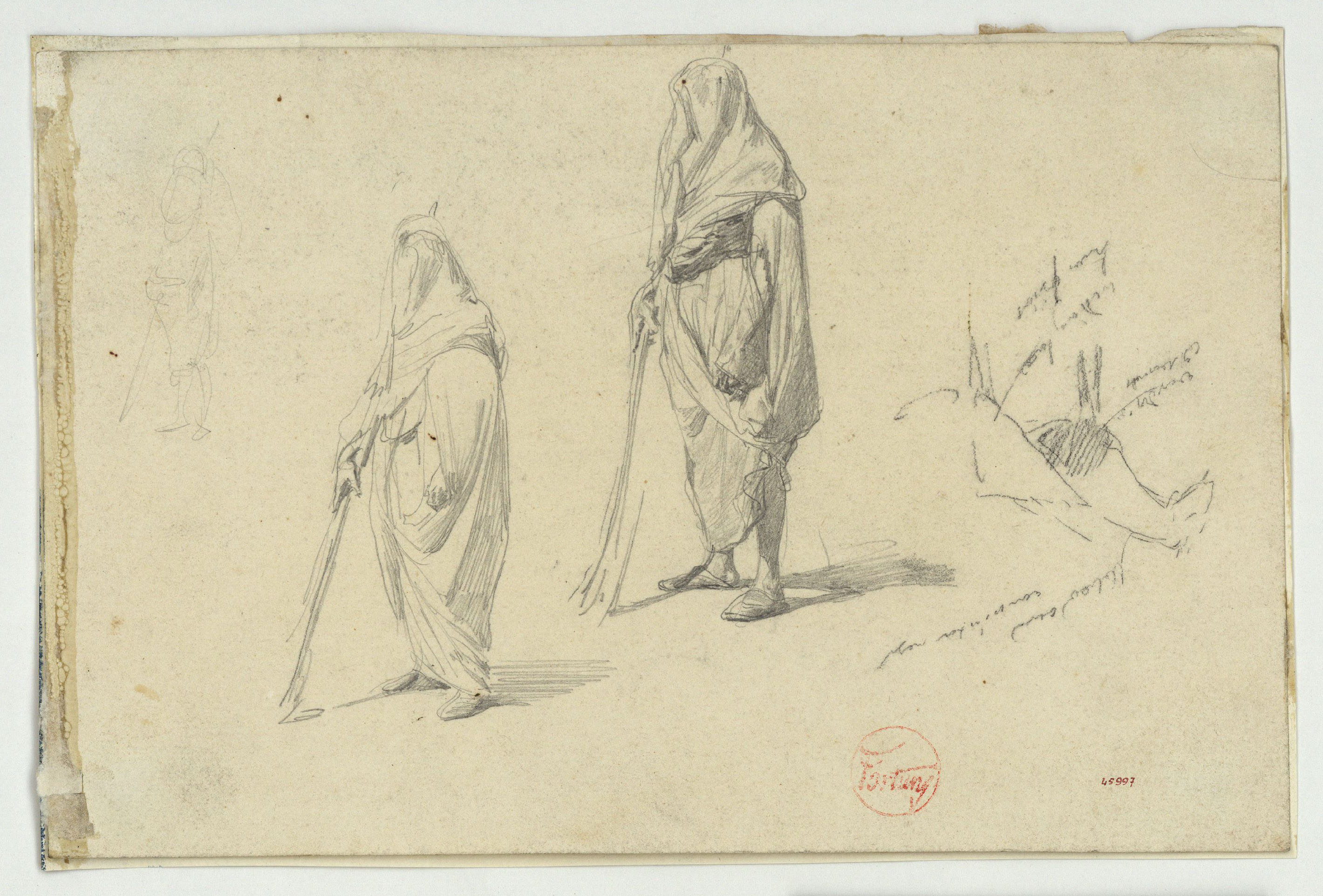 image for: Marià Fortuny - Marroquins i cavall - Cap a 1860-1862