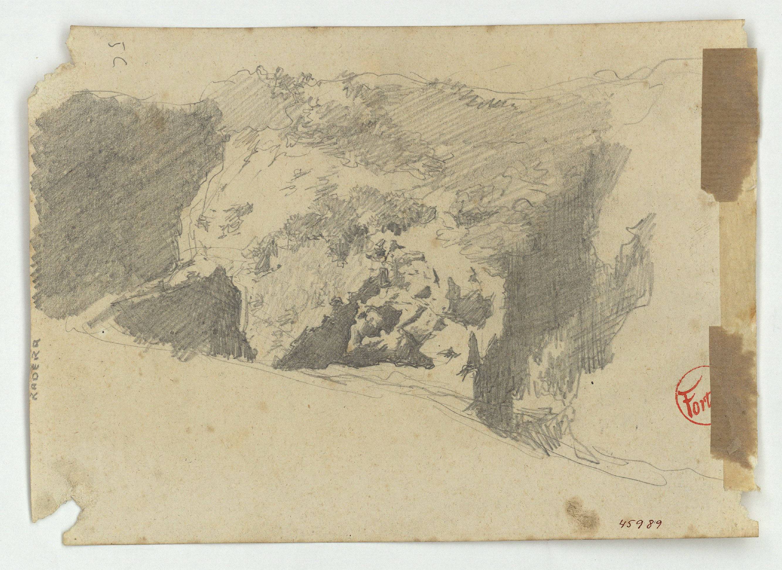 image for: Marià Fortuny - Marroquí (anvers) / Paisatge (revers) - Cap a 1860-1862 [1]