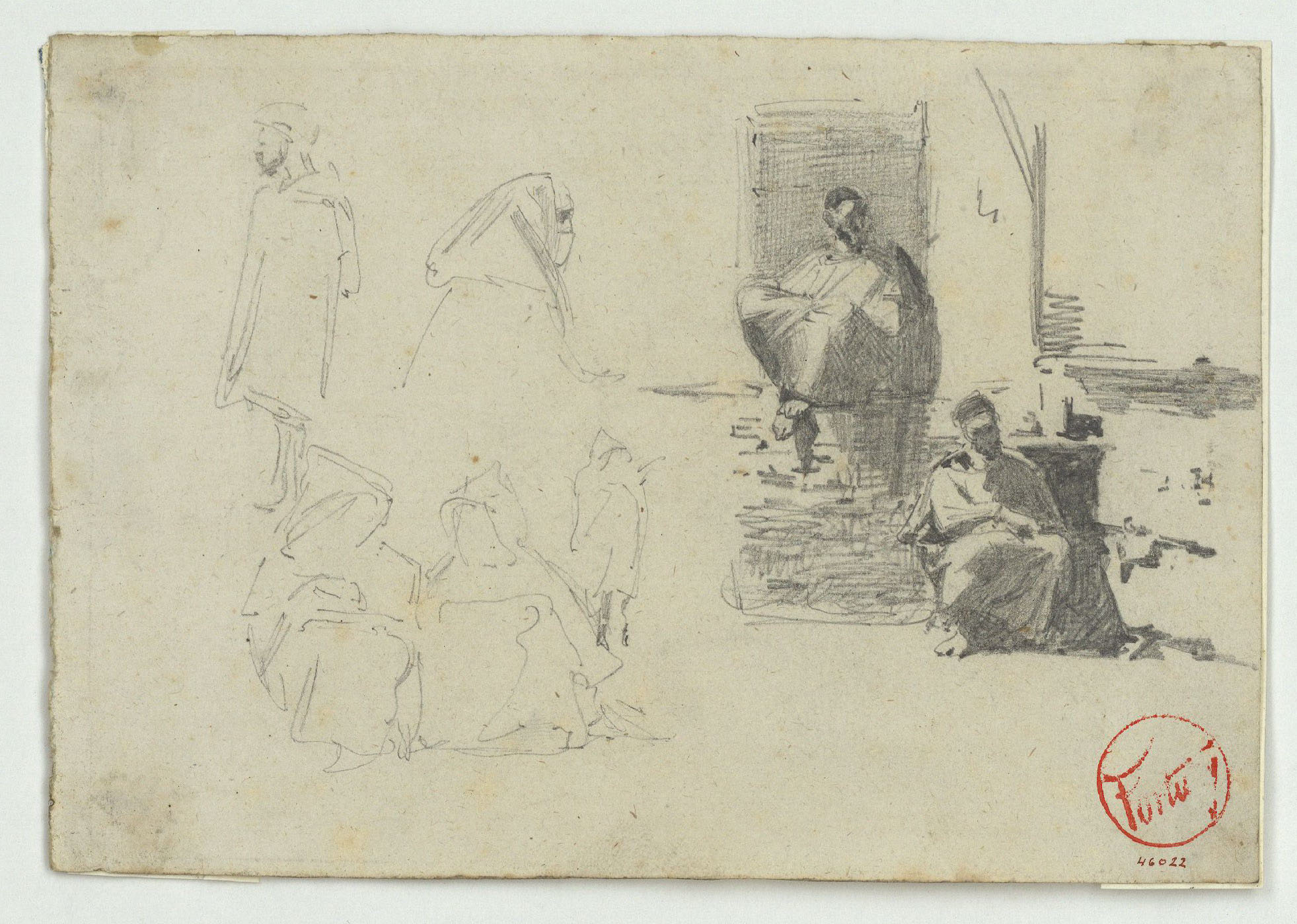 image for: Marià Fortuny - Marroquins - Cap a 1860-1862