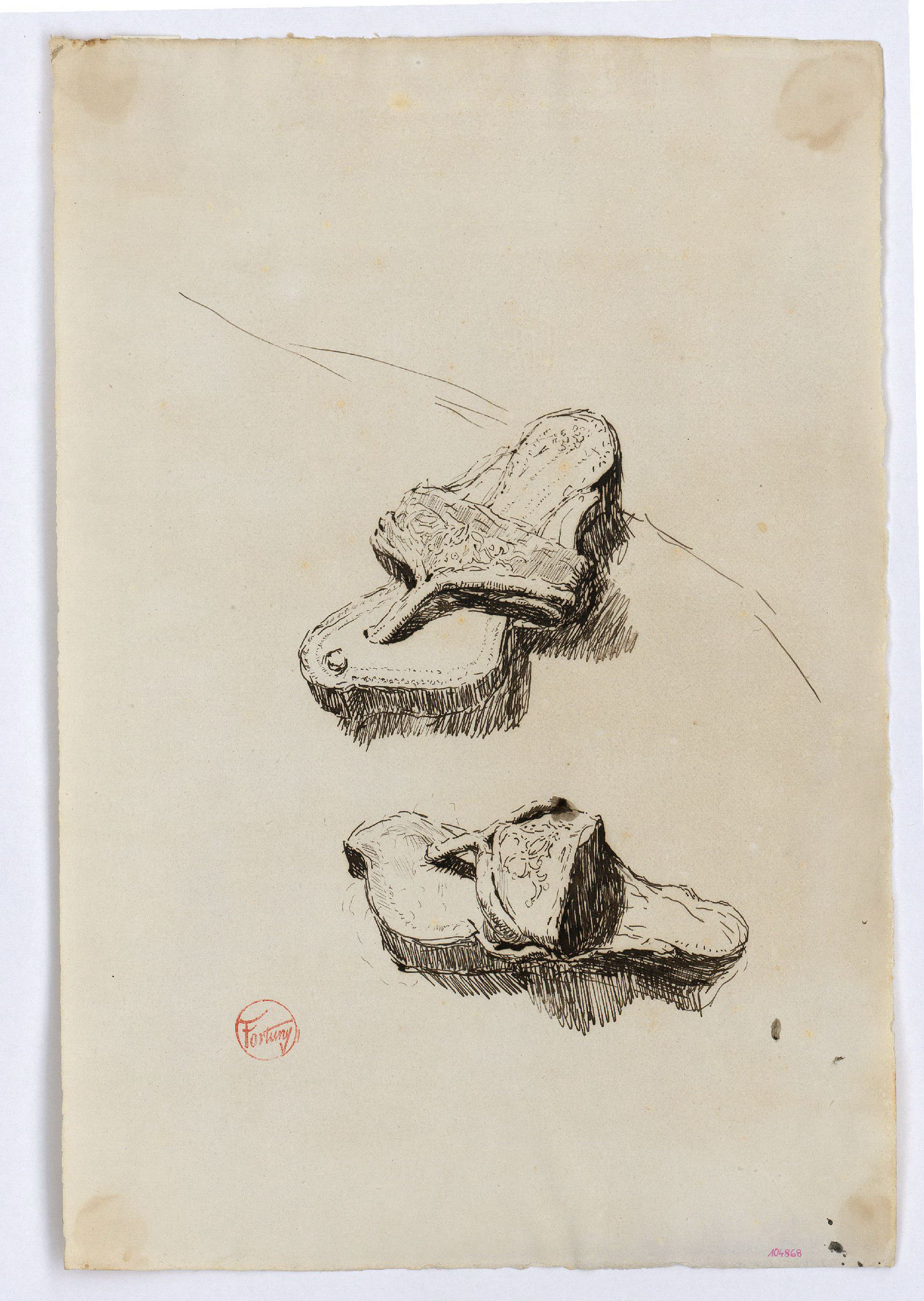 image for: Marià Fortuny - Estudi per al quadre «Kif» - Cap a 1868