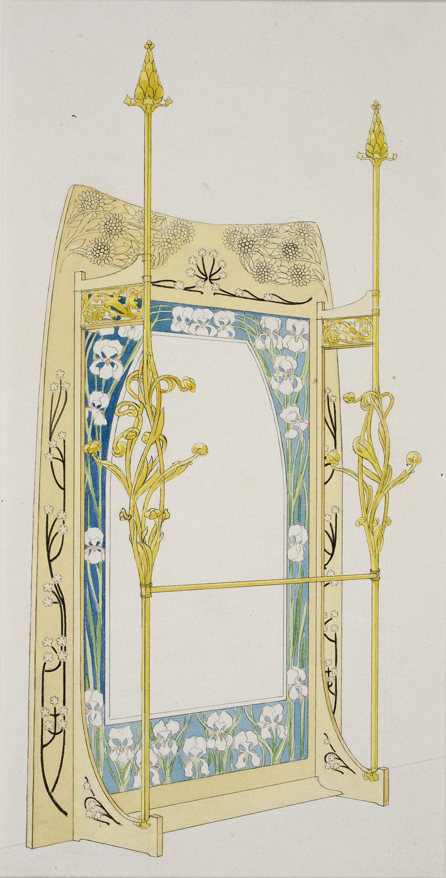 image for: Gaspar Homar - Paraigüer amb penjadors i mirall - Cap a 1900-1906