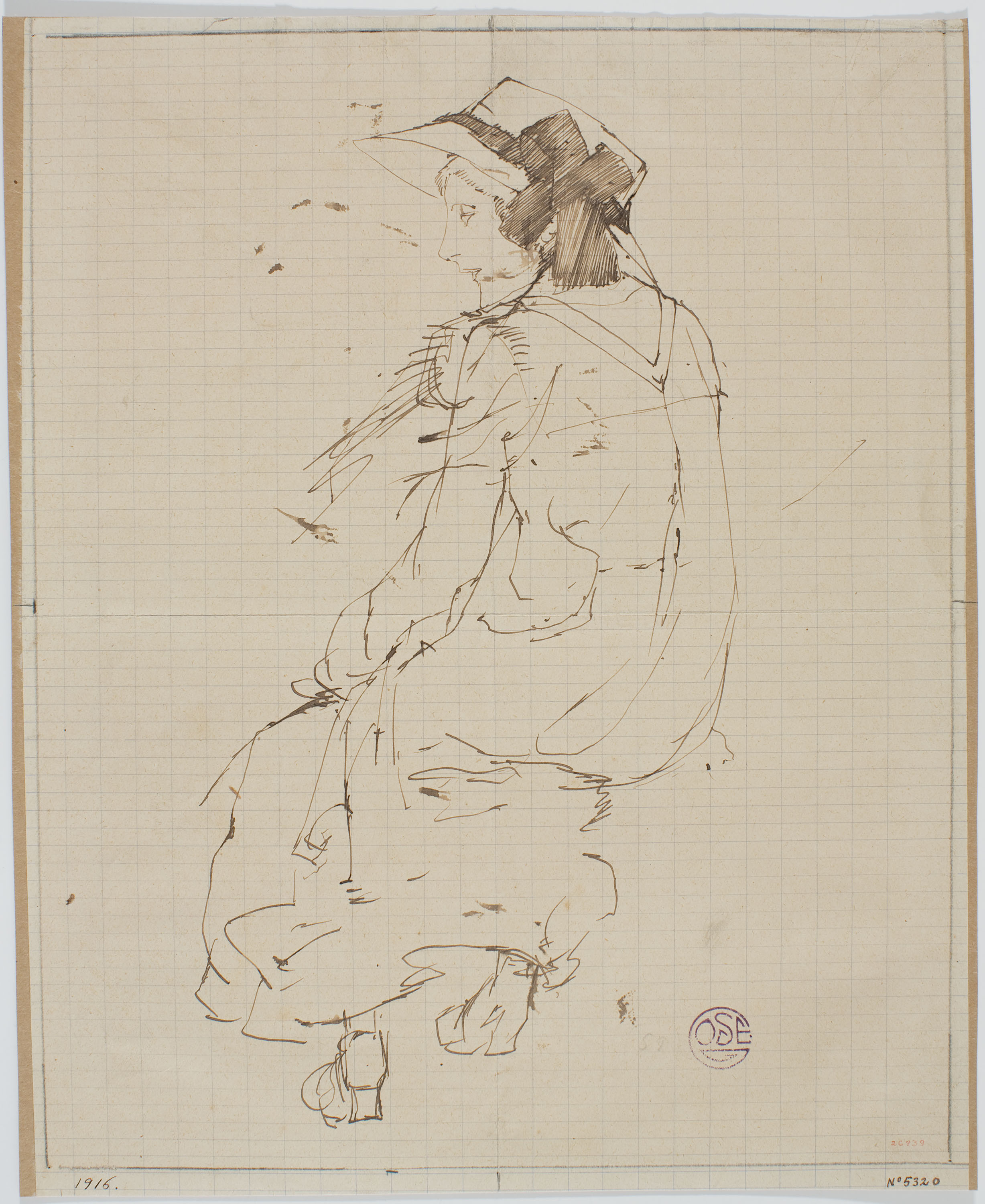 image for: Francesc Xavier Gosé - Noia asseguda - Cap a 1910