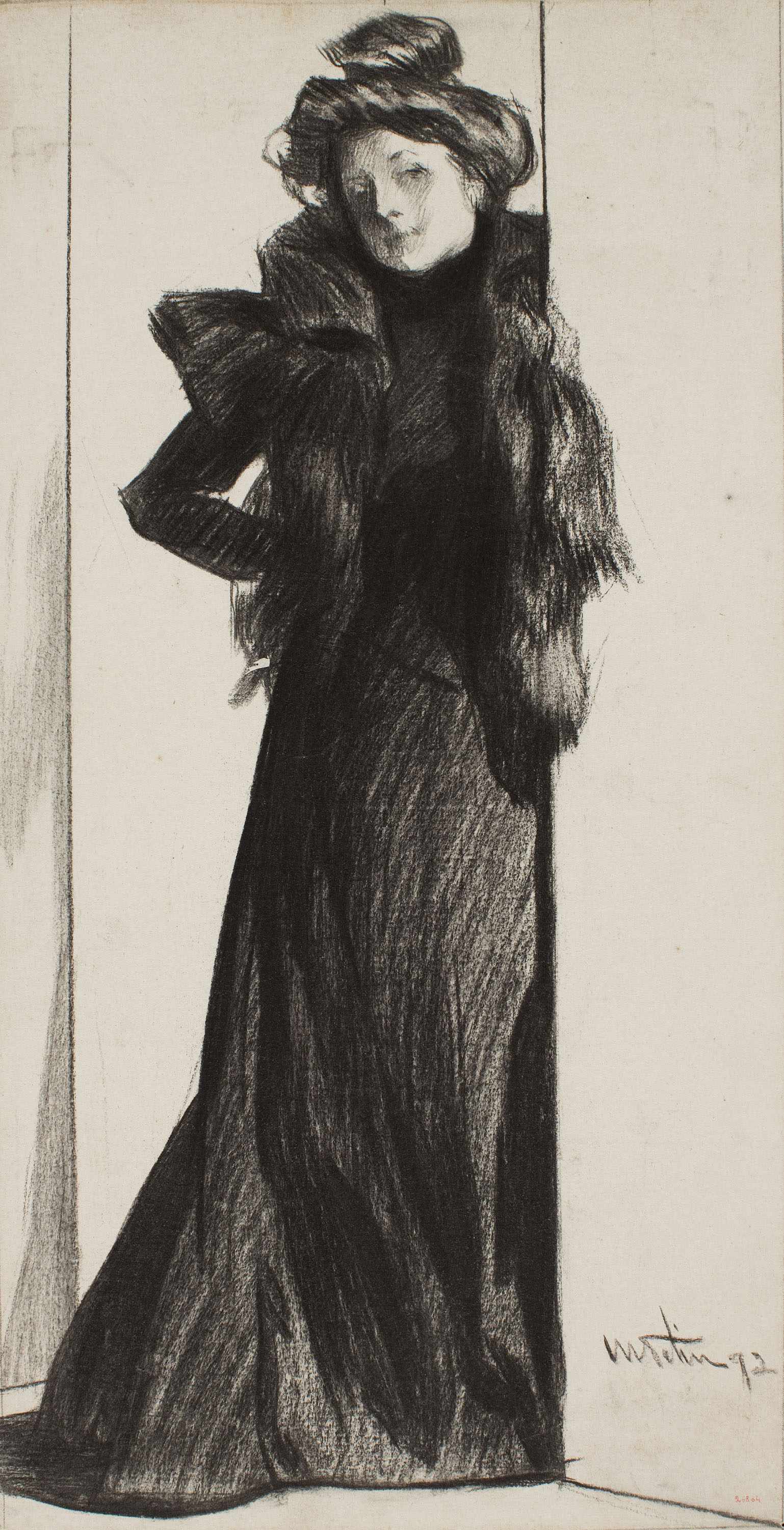 image for: Manuel Feliu de Lemus - Estudi de dona - 1892