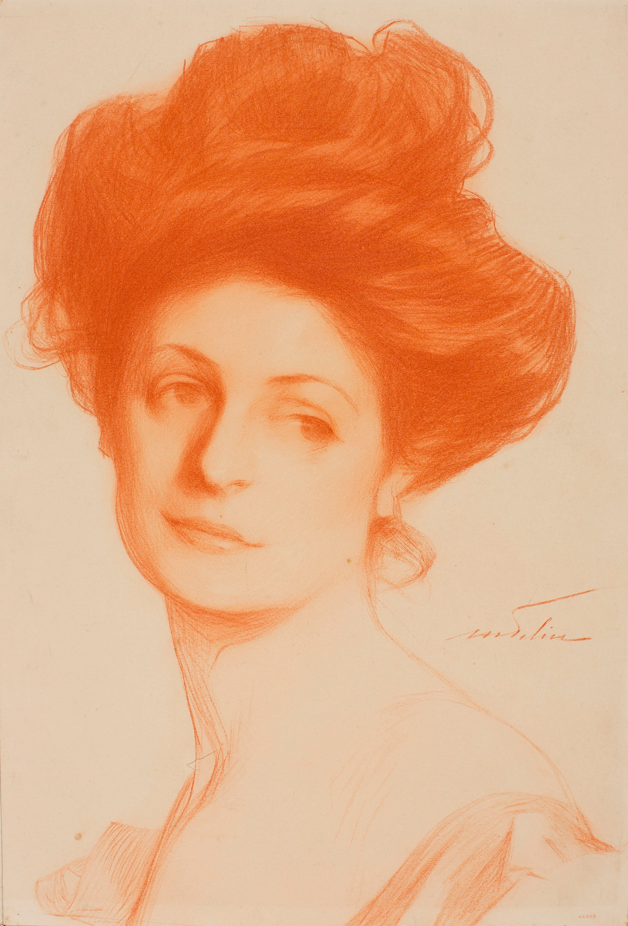 image for: Manuel Feliu de Lemus - Retrat de dona - Anterior a 1907