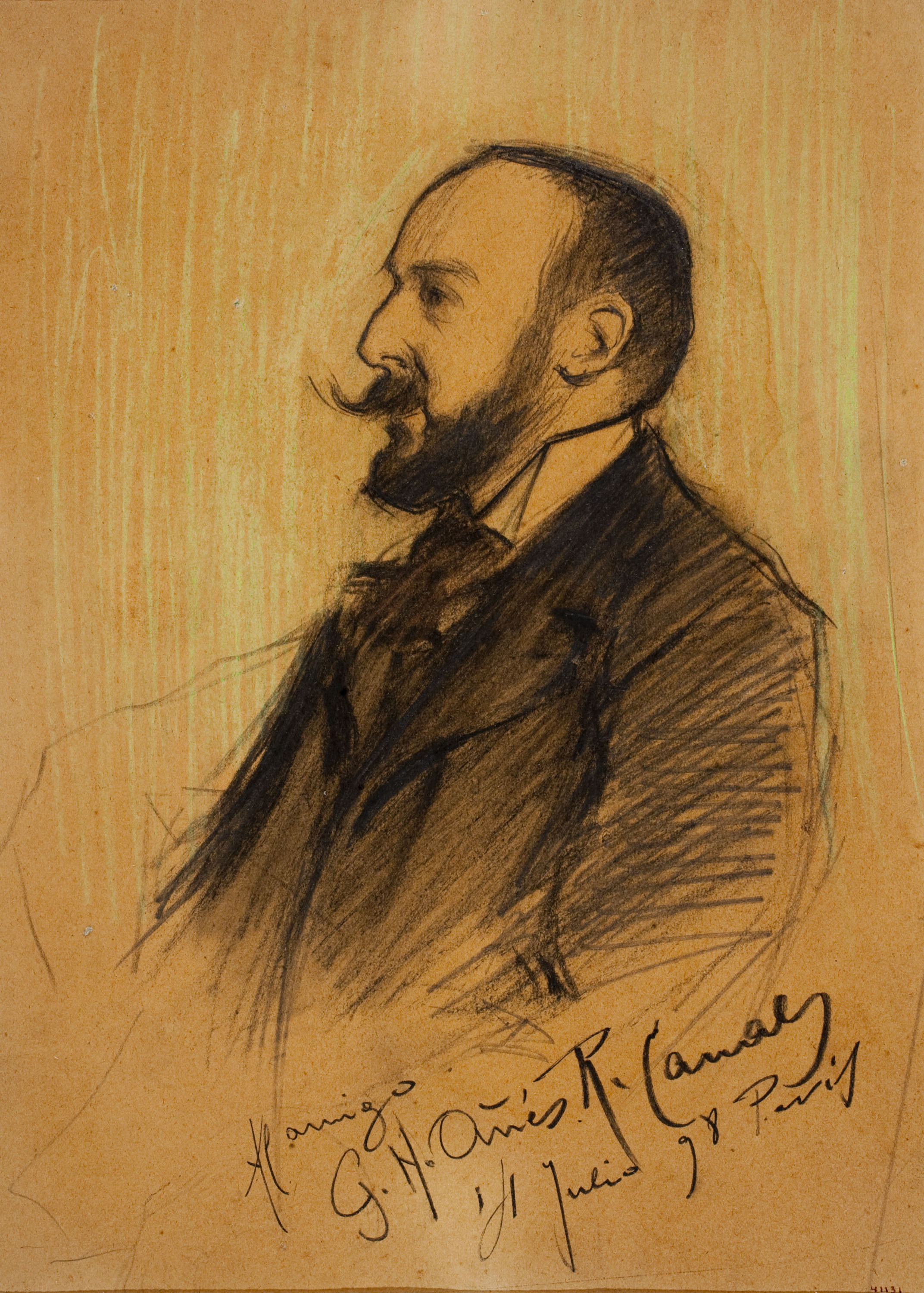 image for: Ricard Canals - Retrat de Generós N. Añés - 1898