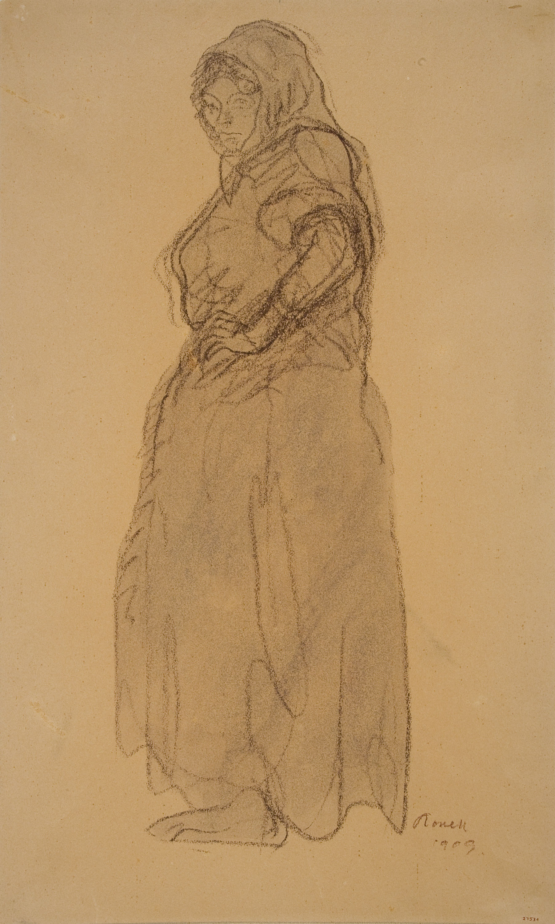 image for: Isidre Nonell - Sense feina - 1909