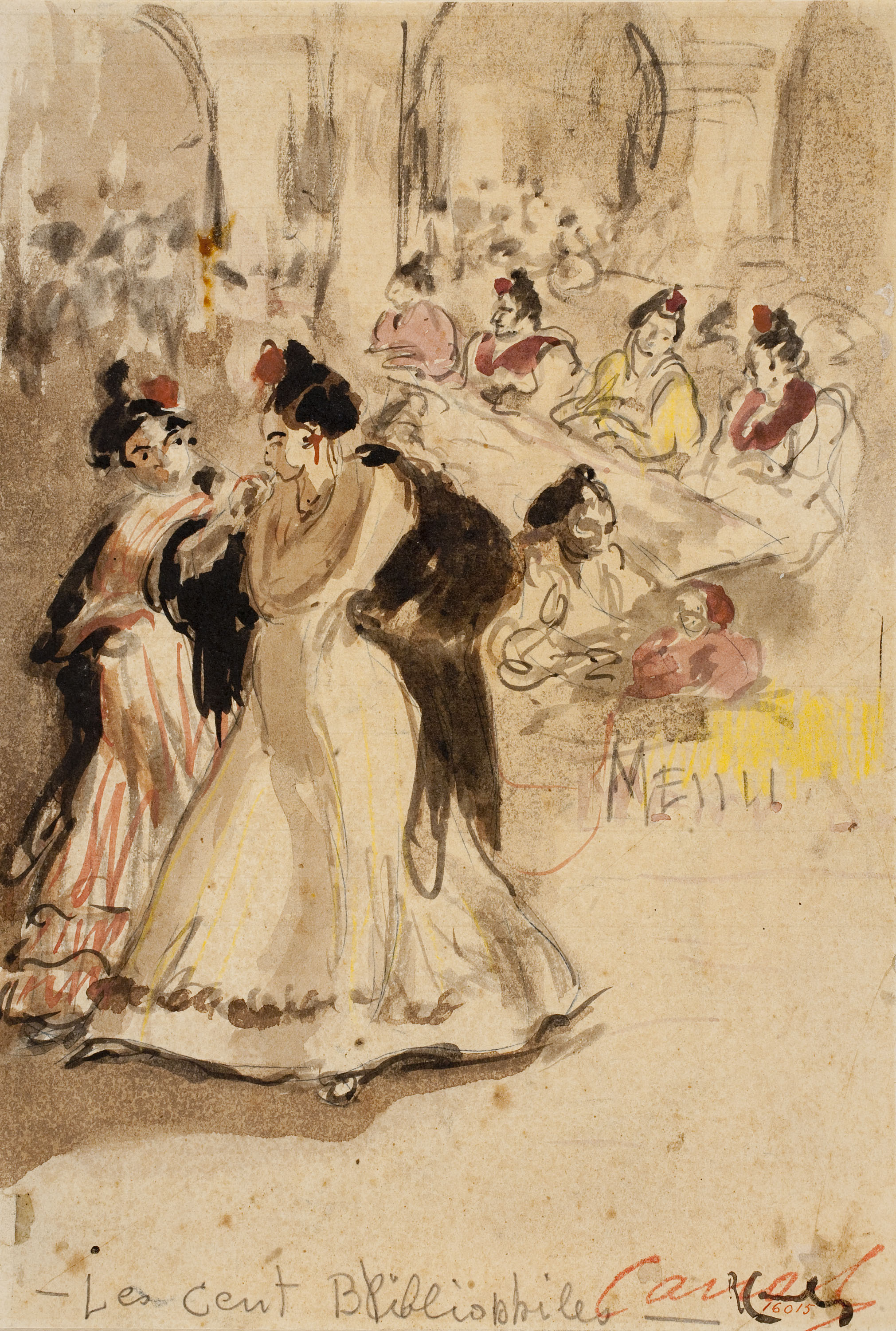 image for: Ricard Canals - Interior de la Reial Fàbrica de Tabacs de Sevilla (Les cent bibliophiles) - Cap a 1898-1899