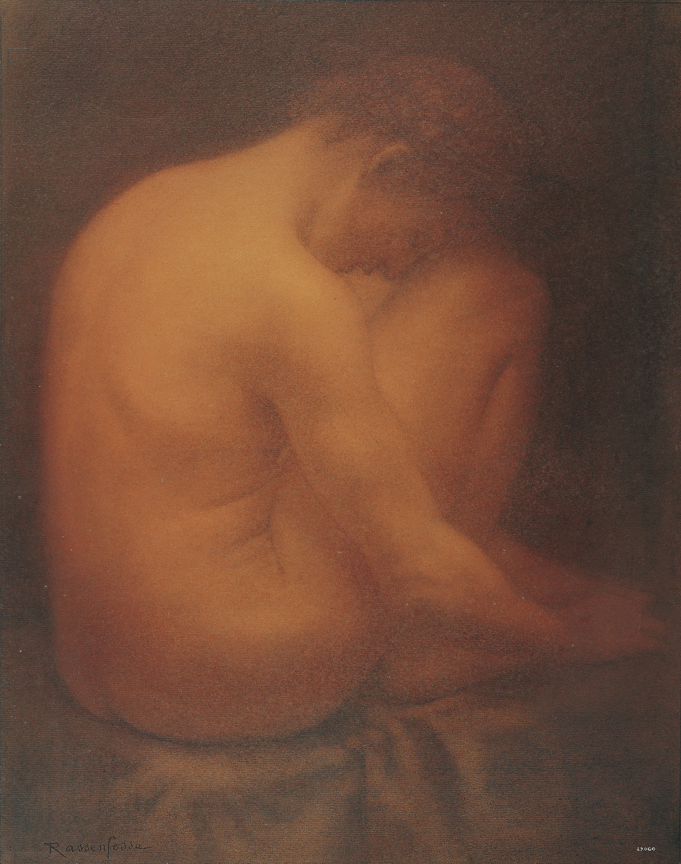 image for: Armand Rassenfosse - Nu masculí - Cap a 1907