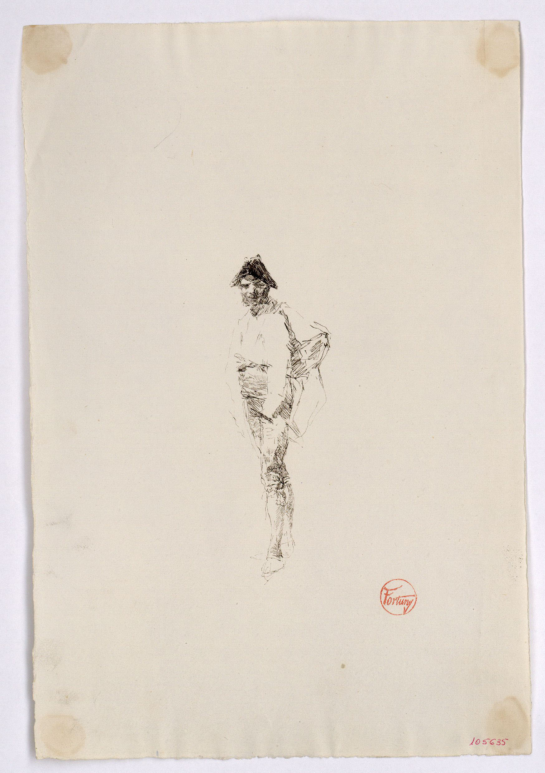 image for: Marià Fortuny - Home dempeus - Cap a 1870-1872