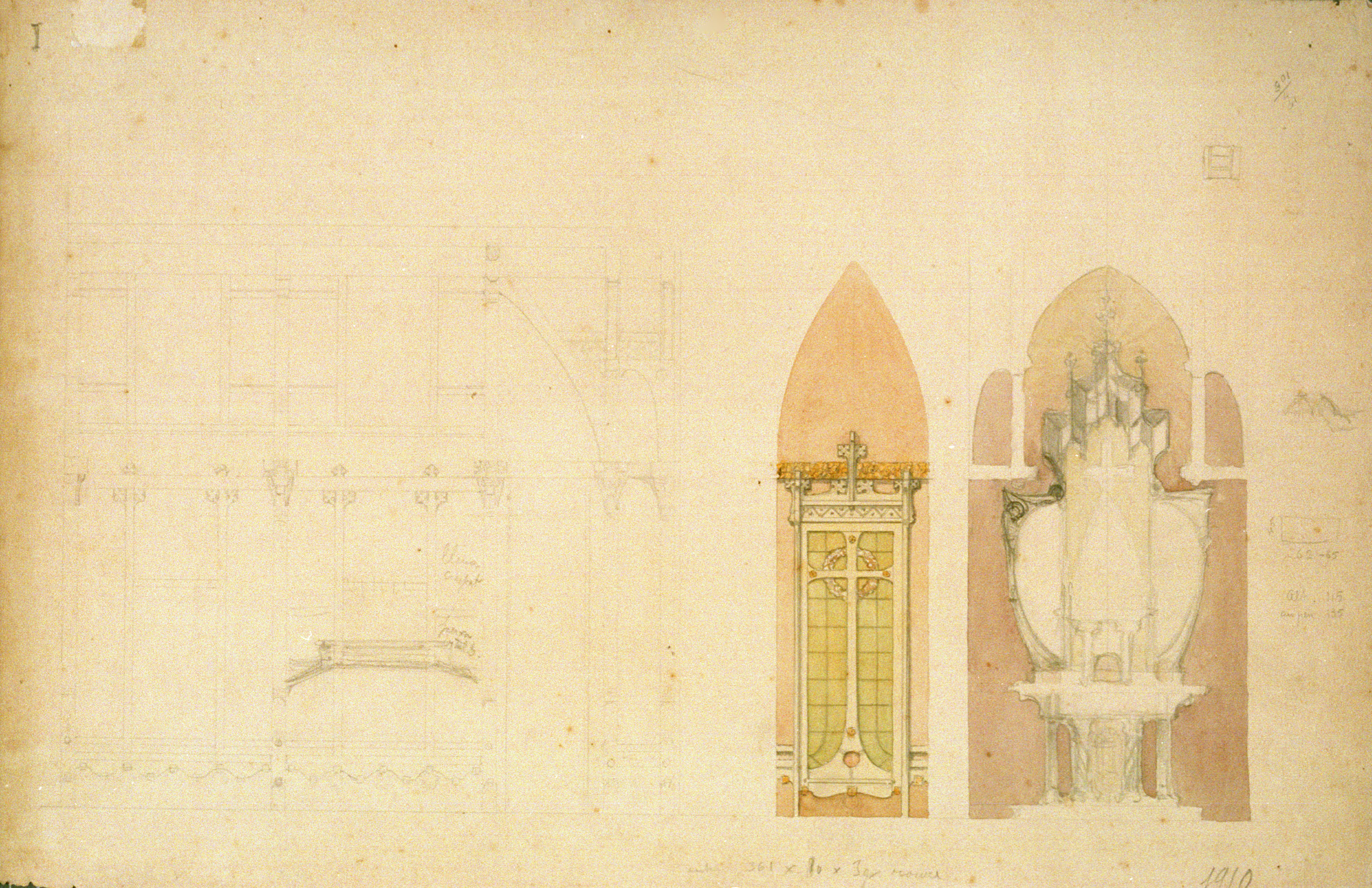 image for: Joan Busquets - Vidriera i altar - 1910