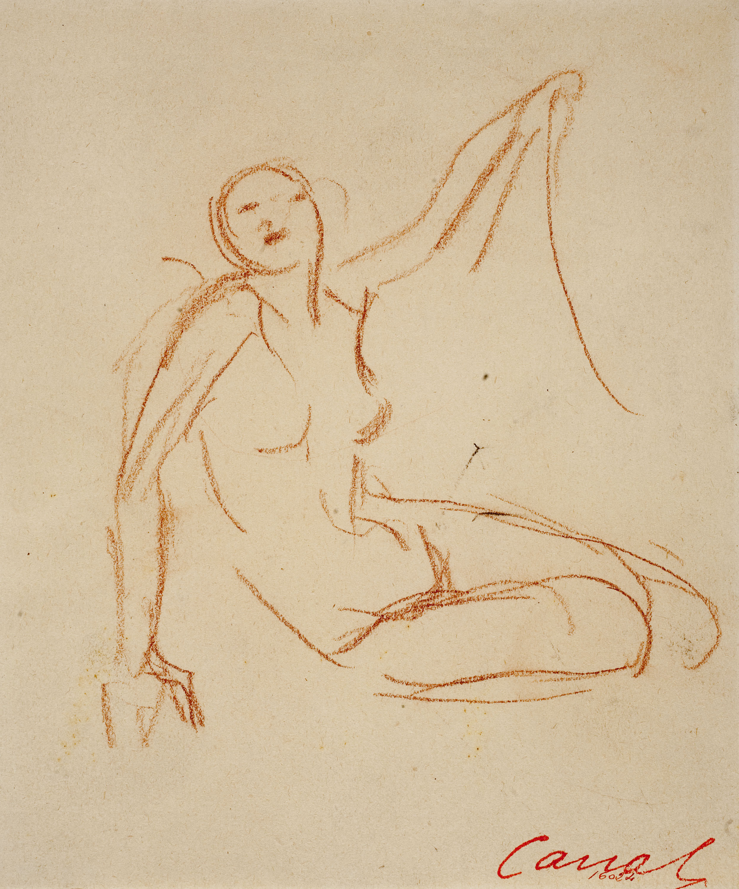 image for: Ricard Canals - Apunt de nu femení - Cap a 1920