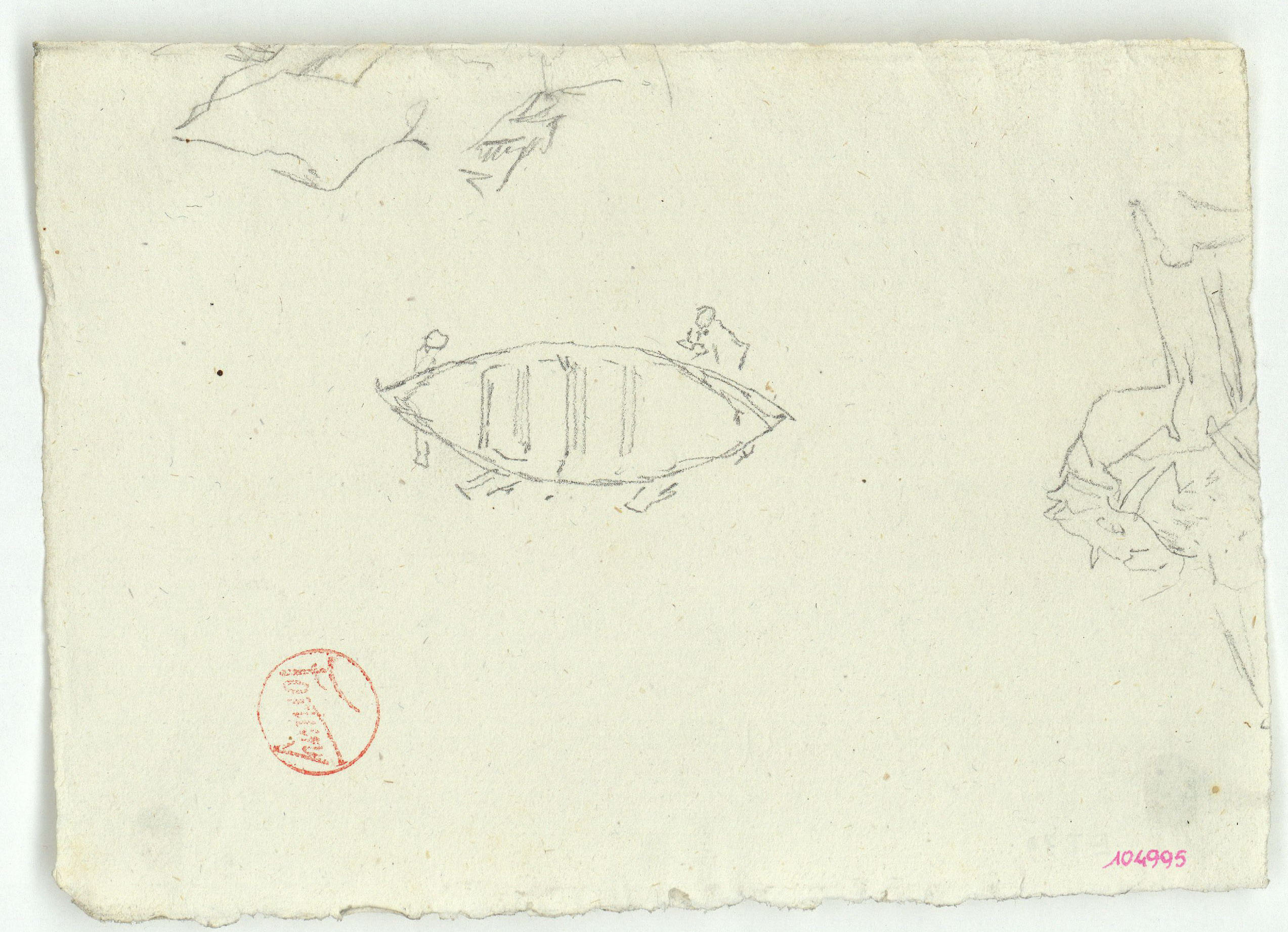 image for: Marià Fortuny - Croquis de barques - Cap a 1874