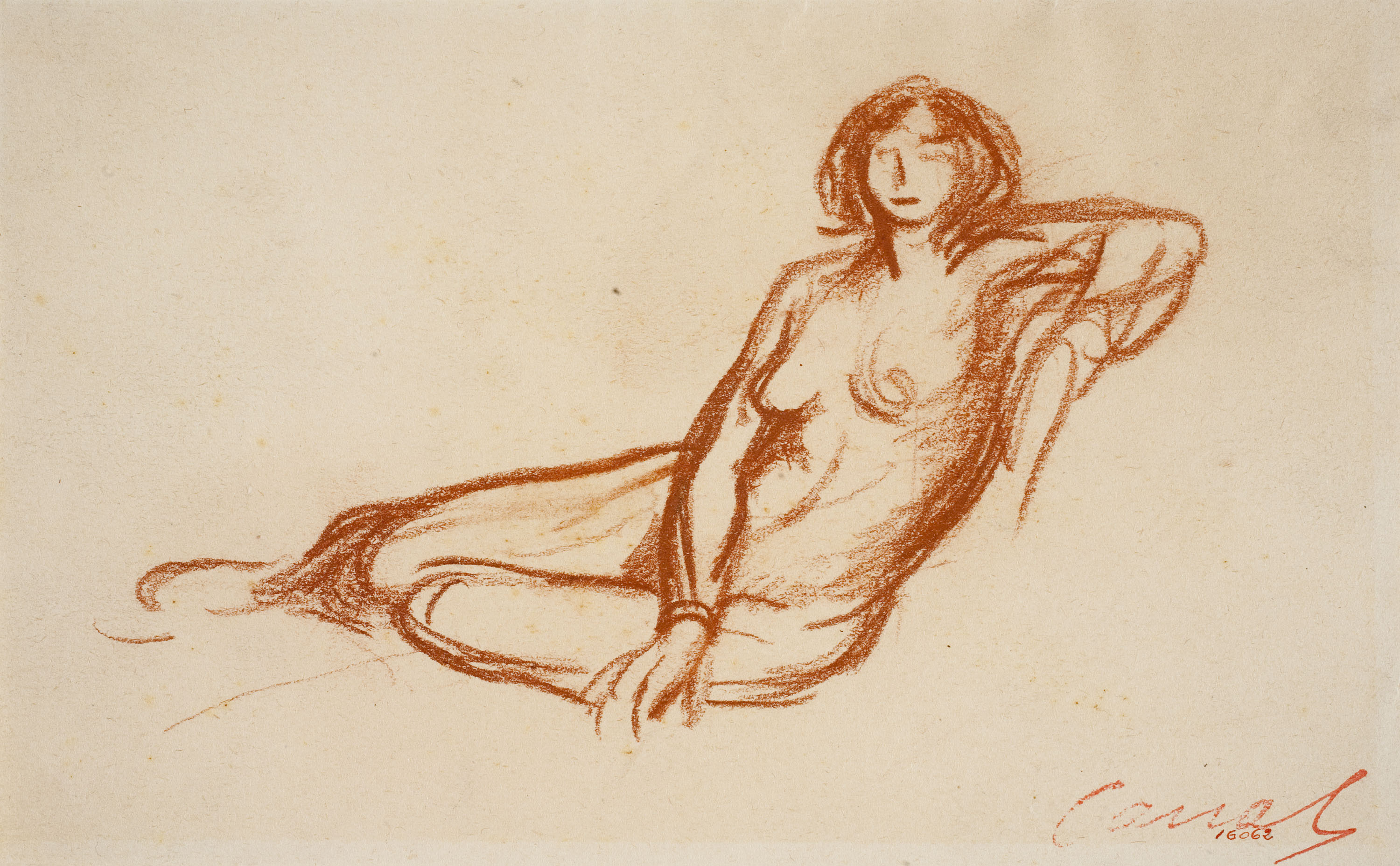 image for: Ricard Canals - Apunt de nu femení - Cap a 1920