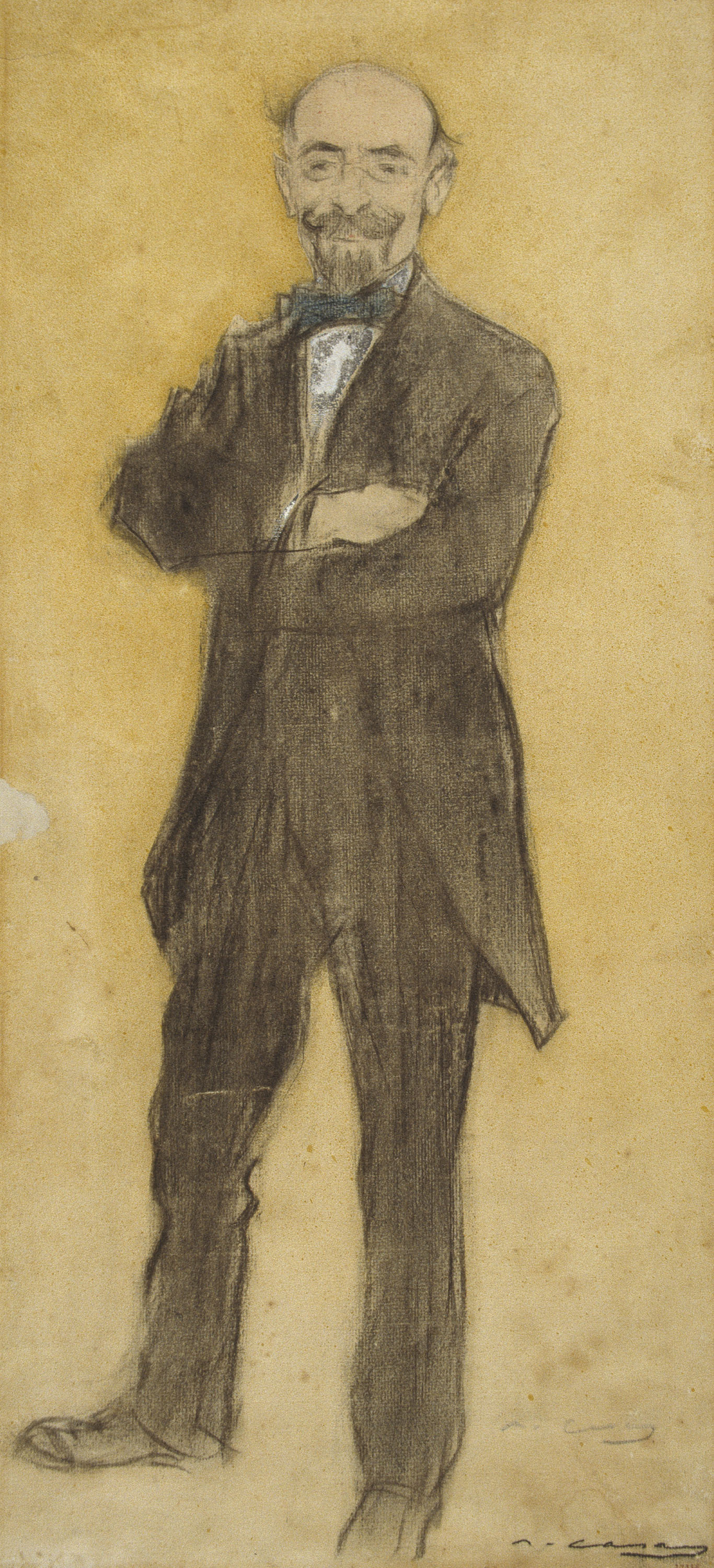 image for: Ramon Casas - Retrat de Torquat Tasso - Cap a 1897-1898
