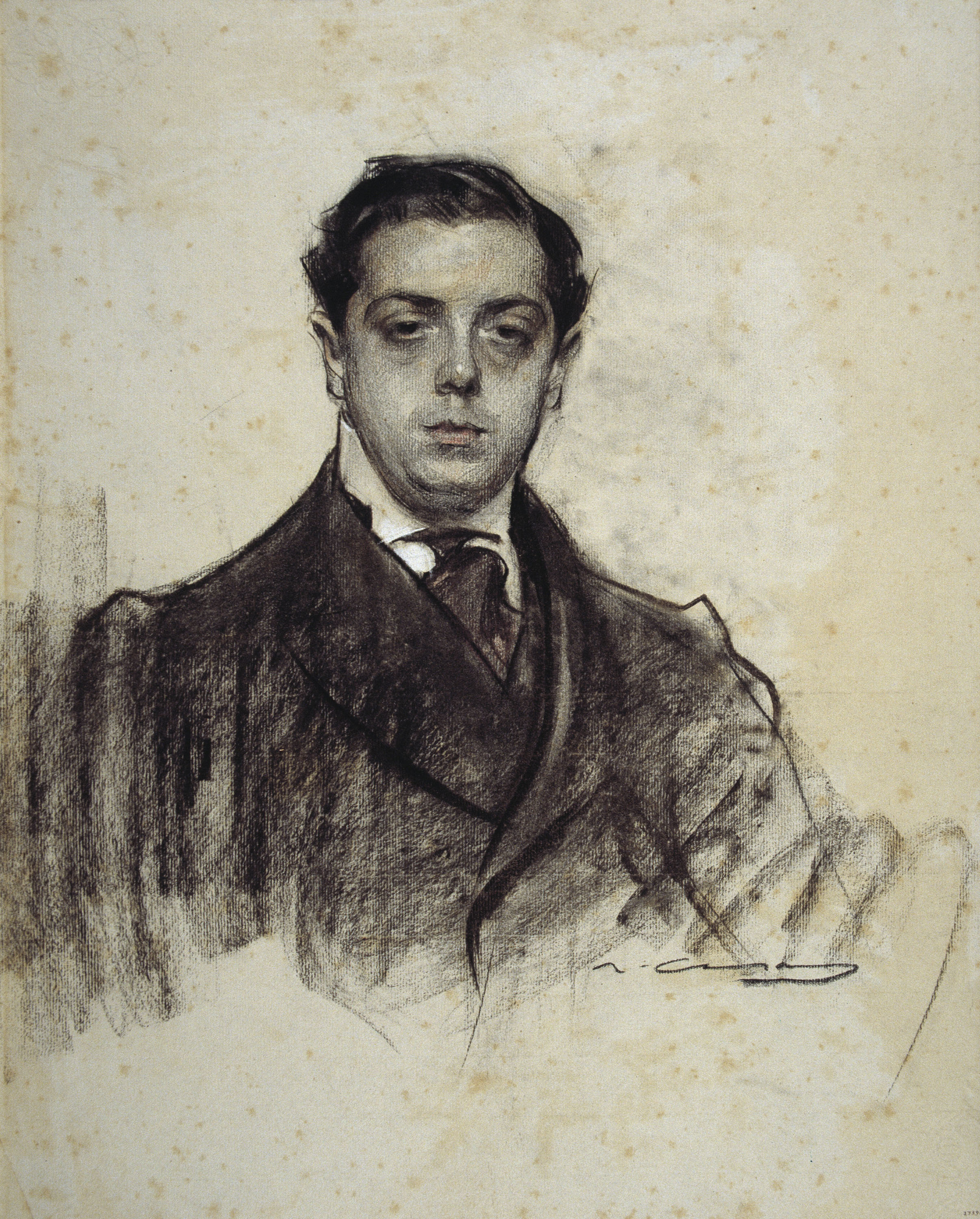 image for: Ramon Casas - Retrat de Joaquim Salvatella - Cap a 1906