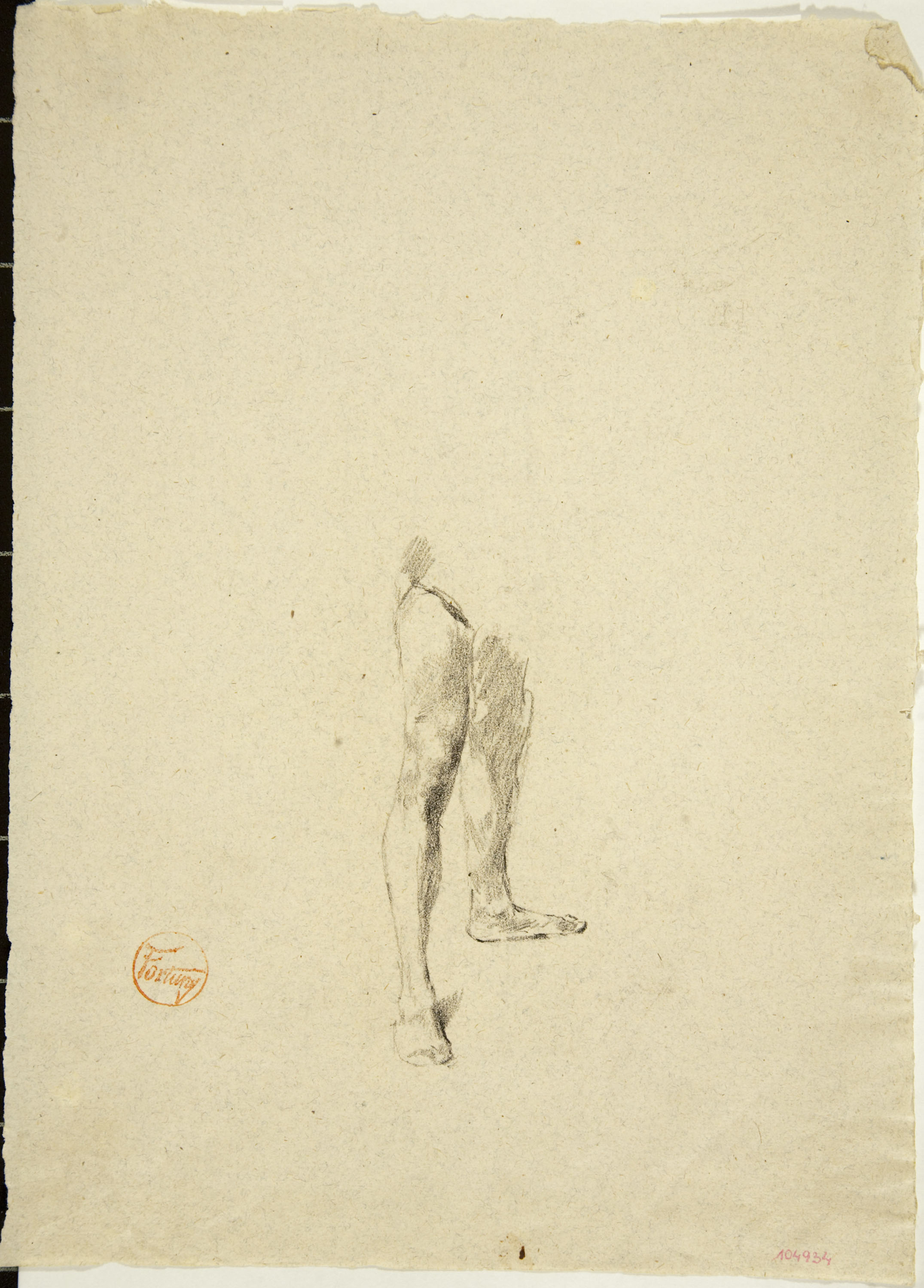 image for: Marià Fortuny - Estudi per al quadre «L&#039;elecció de la model» (anvers) / Estudi per al quadre «L&#039;elecció de la model» (revers) - Cap a 1868-1870