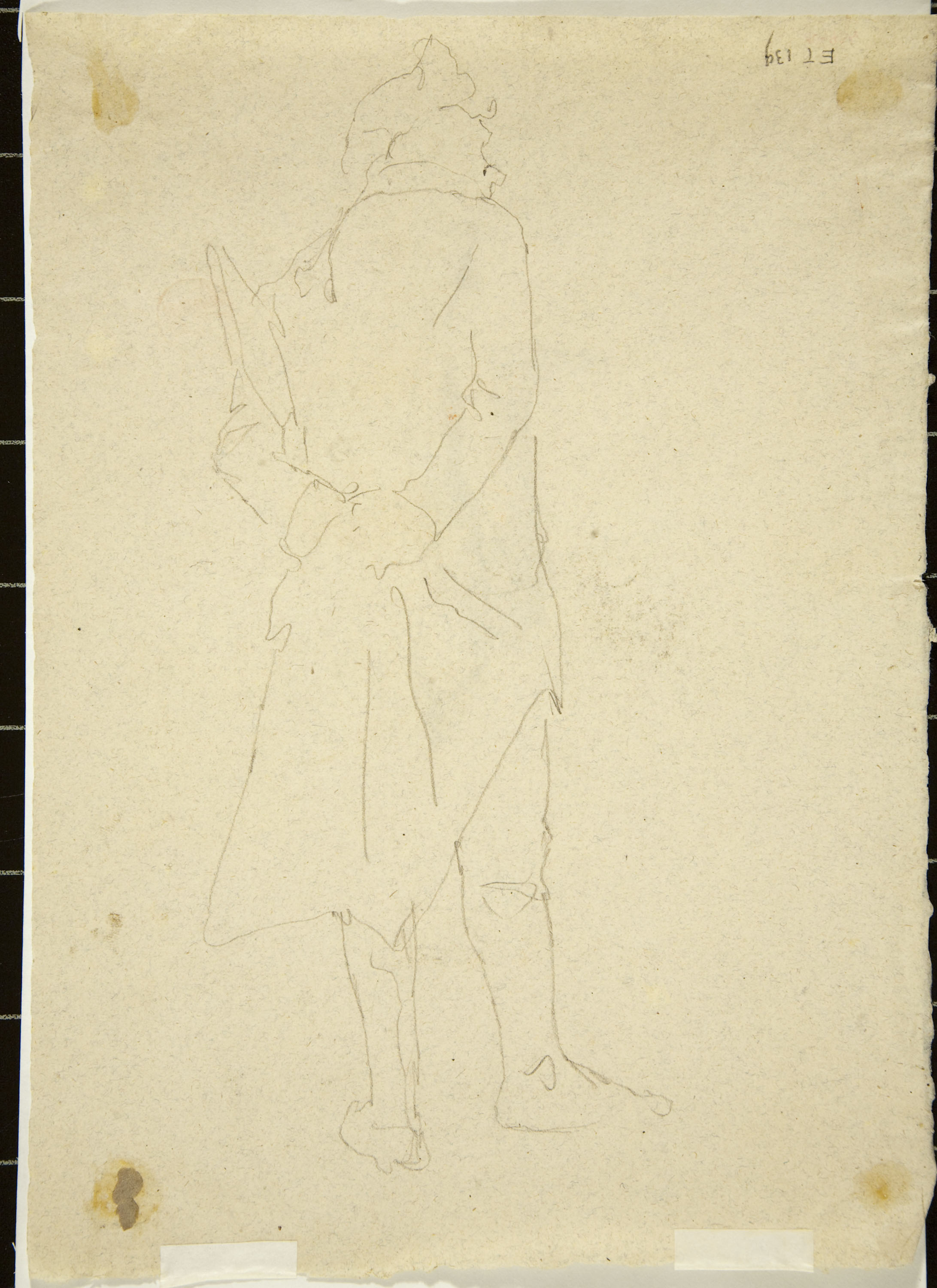 image for: Marià Fortuny - Estudi per al quadre «L&#039;elecció de la model» (anvers) / Estudi per al quadre «L&#039;elecció de la model» (revers) - Cap a 1868-1870 [1]