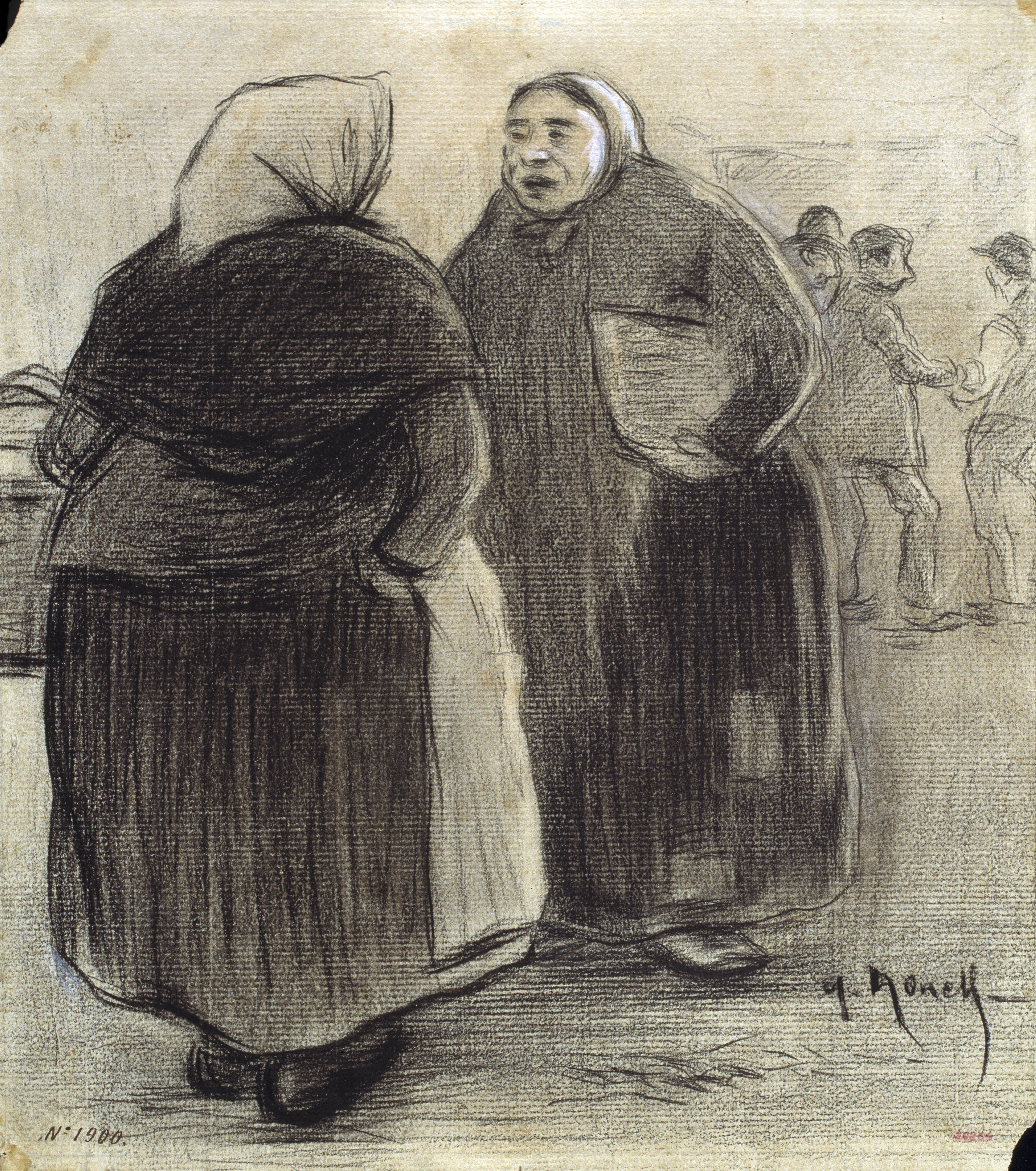 image for: Isidre Nonell - Genteta de barri - 1894