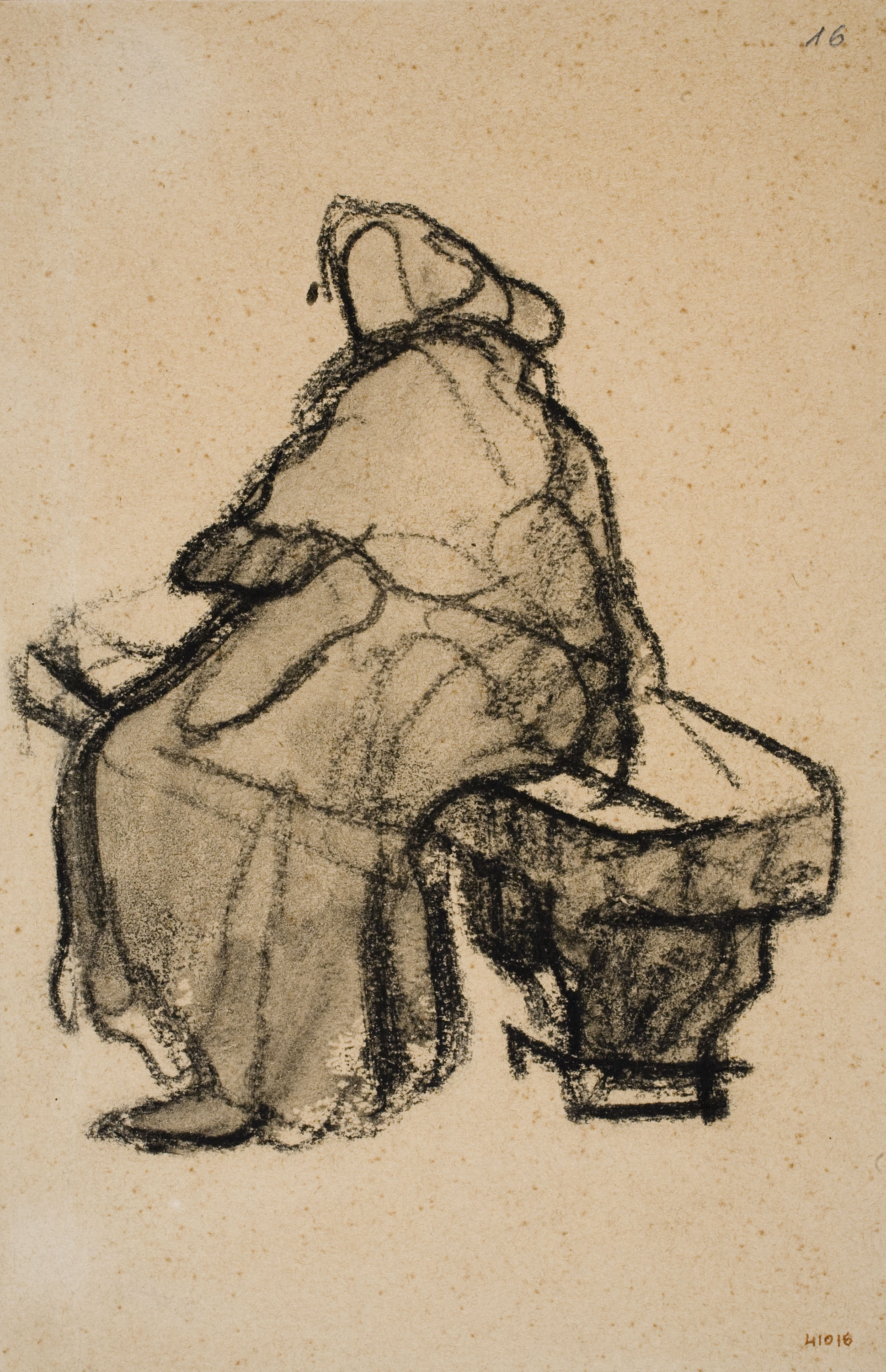 image for: Isidre Nonell - Dona asseguda - Cap a 1909-1911