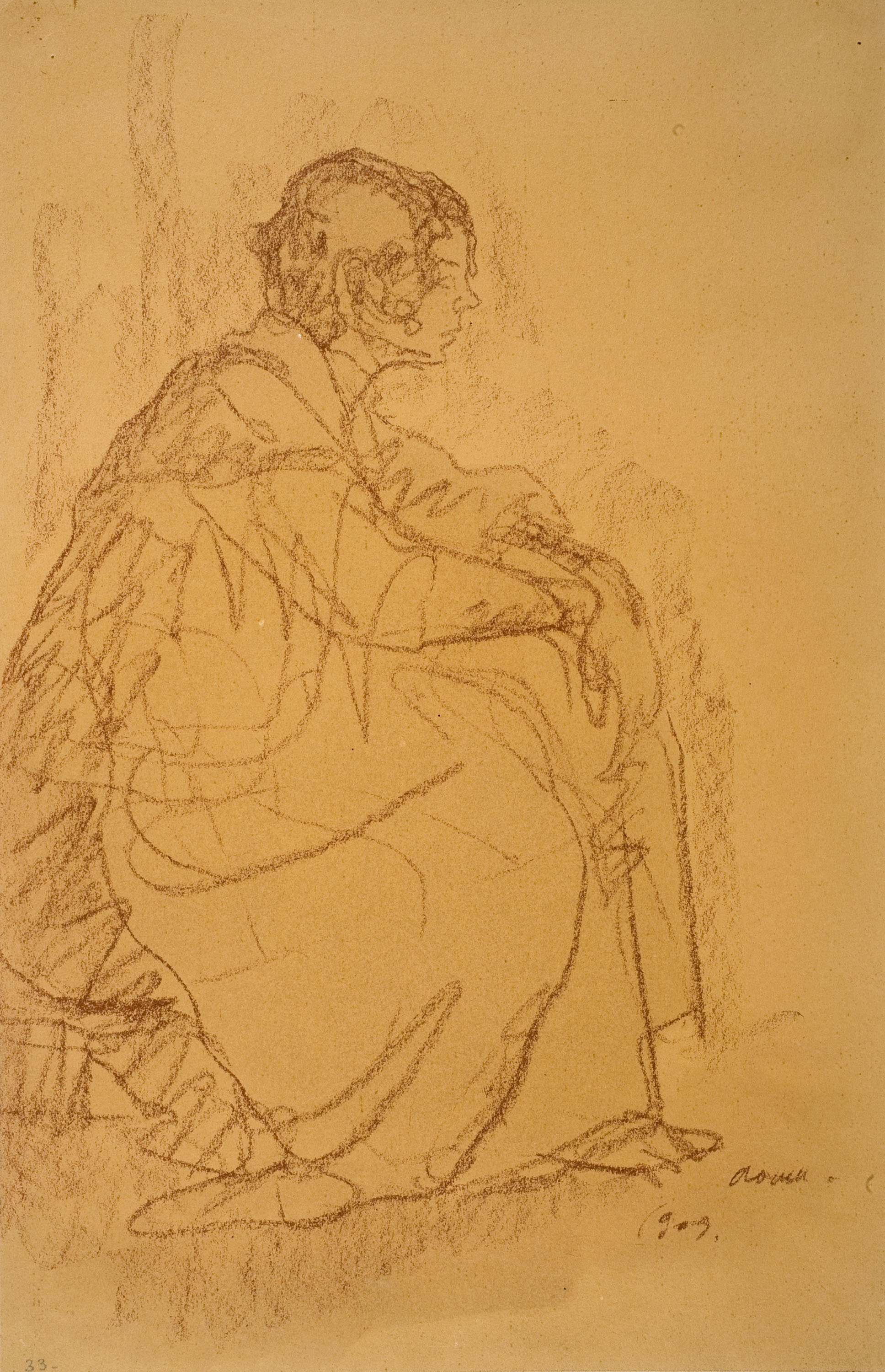 image for: Isidre Nonell - Pobre xicota - 1909