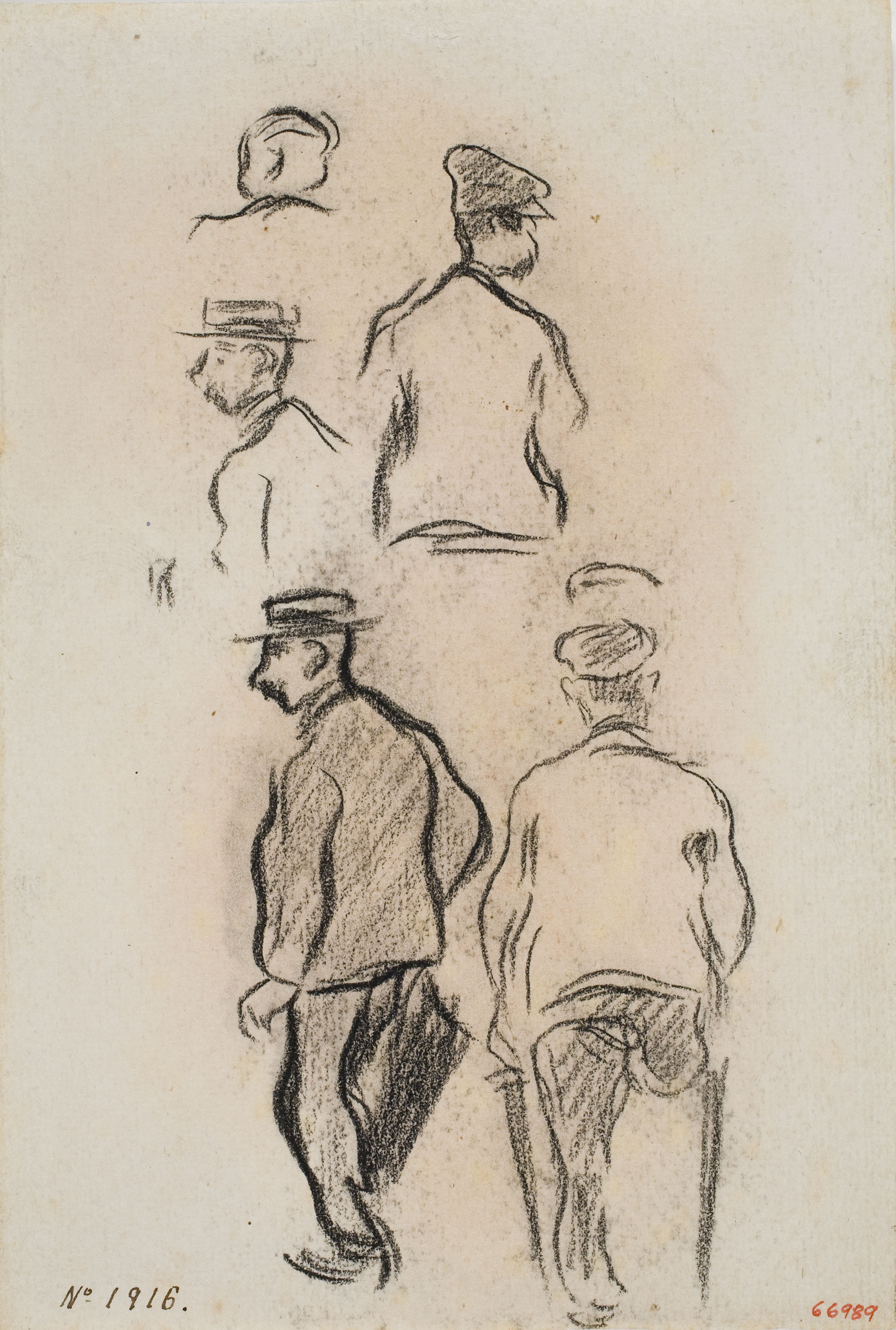image for: Isidre Nonell - Apunt de figures - Cap a 1894