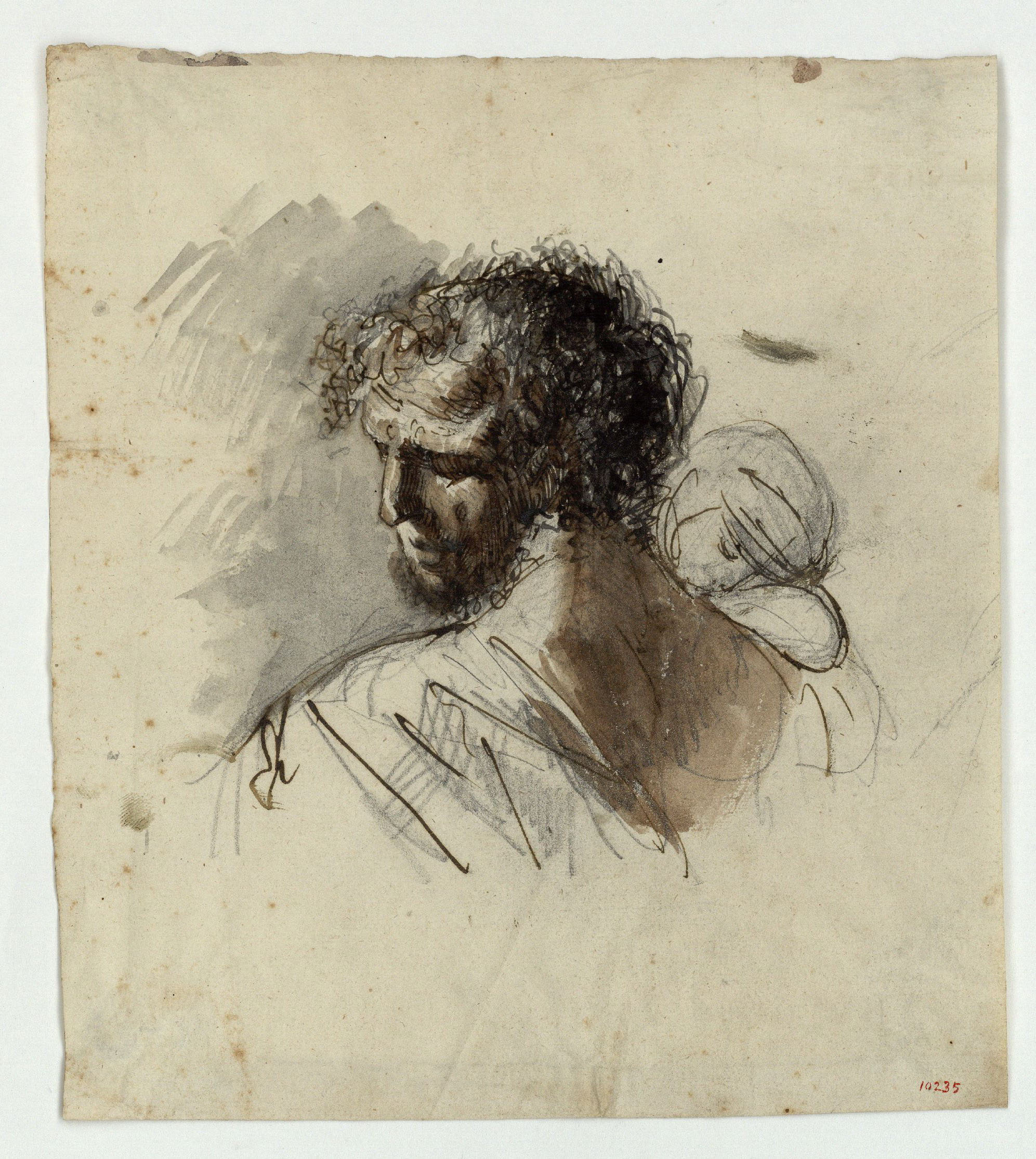 image for: Marià Fortuny - Cap de marroquí - Cap a 1860-1862