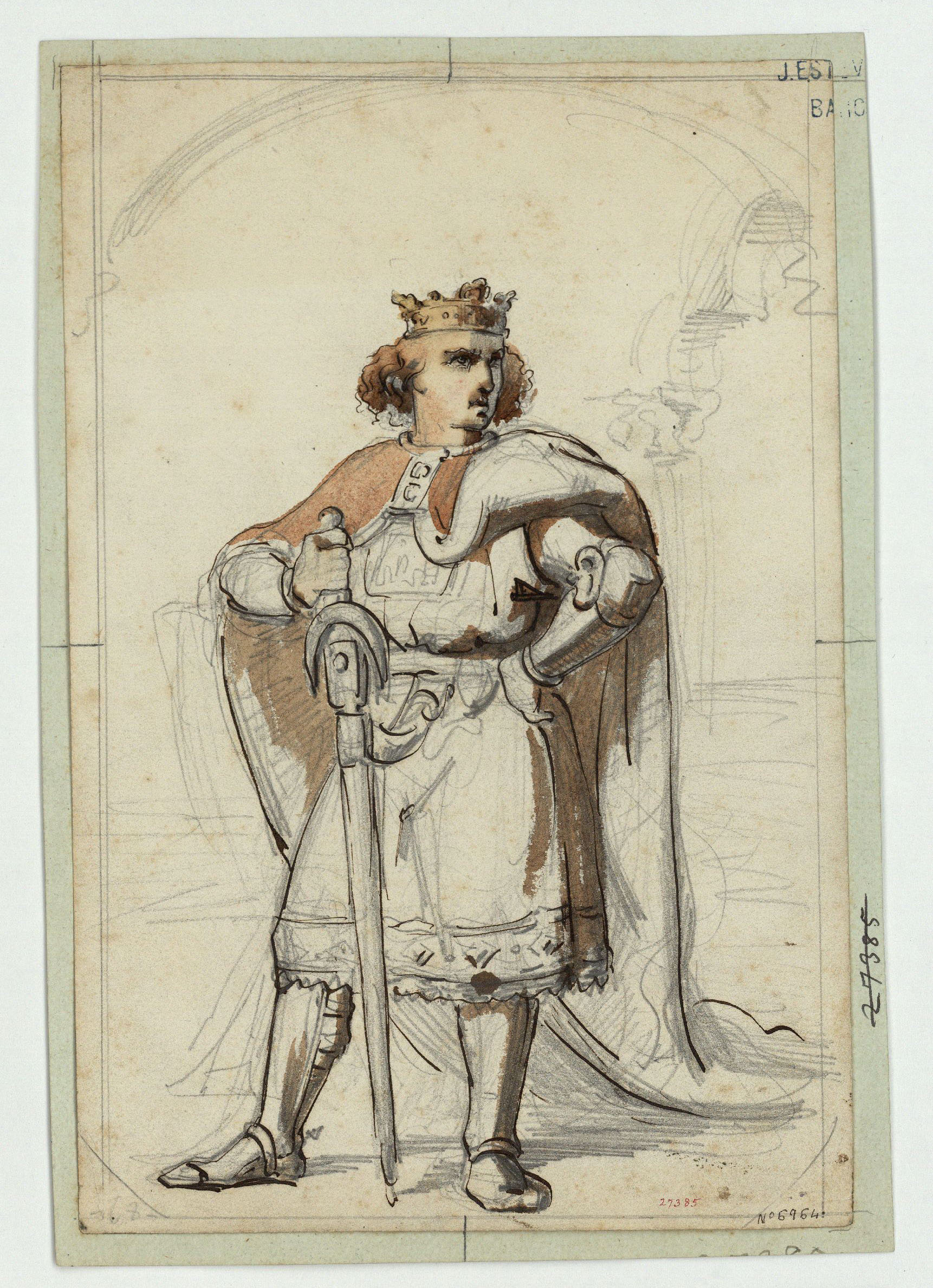image for: Marià Fortuny - Rei medieval - Cap a 1856-1858