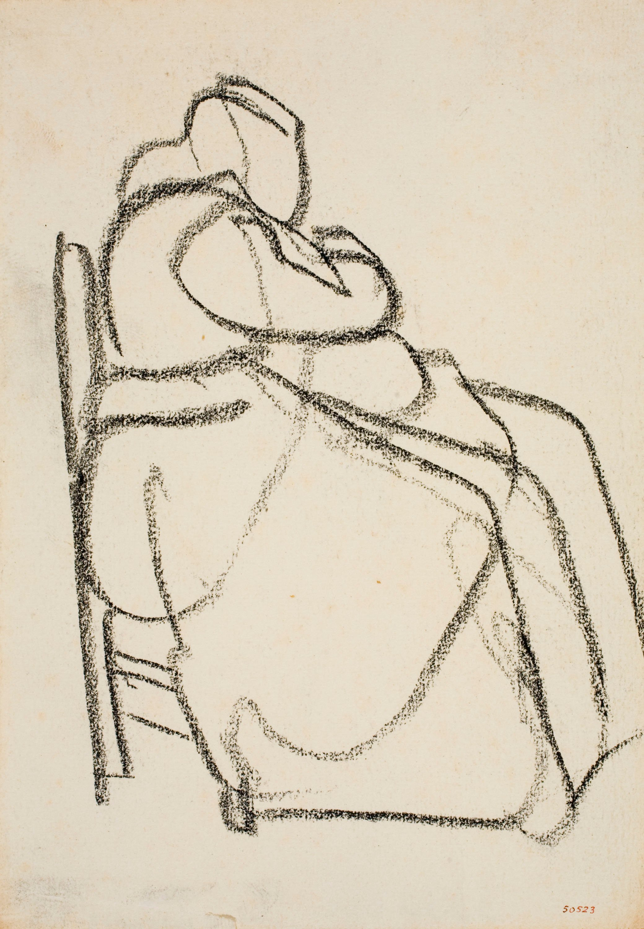 image for: Isidre Nonell - Dona asseguda - Cap a 1911