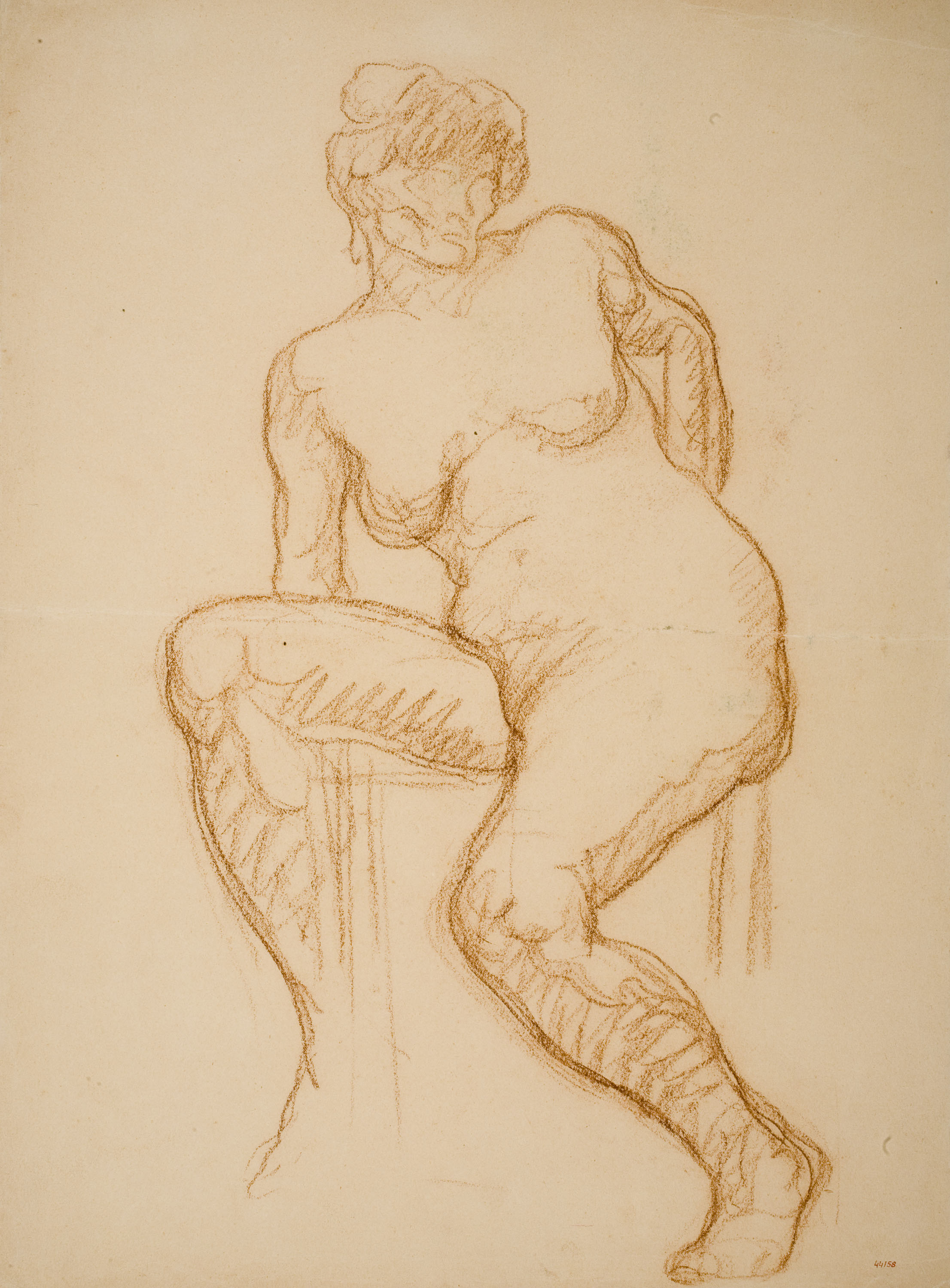 image for: Isidre Nonell - Nu femení - Cap a 1909