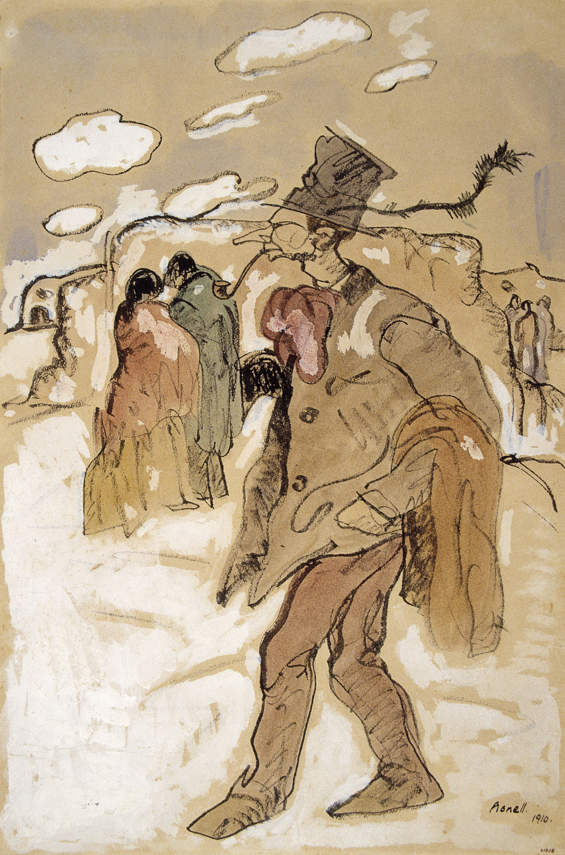 image for: Isidre Nonell - Un descregut - 1910