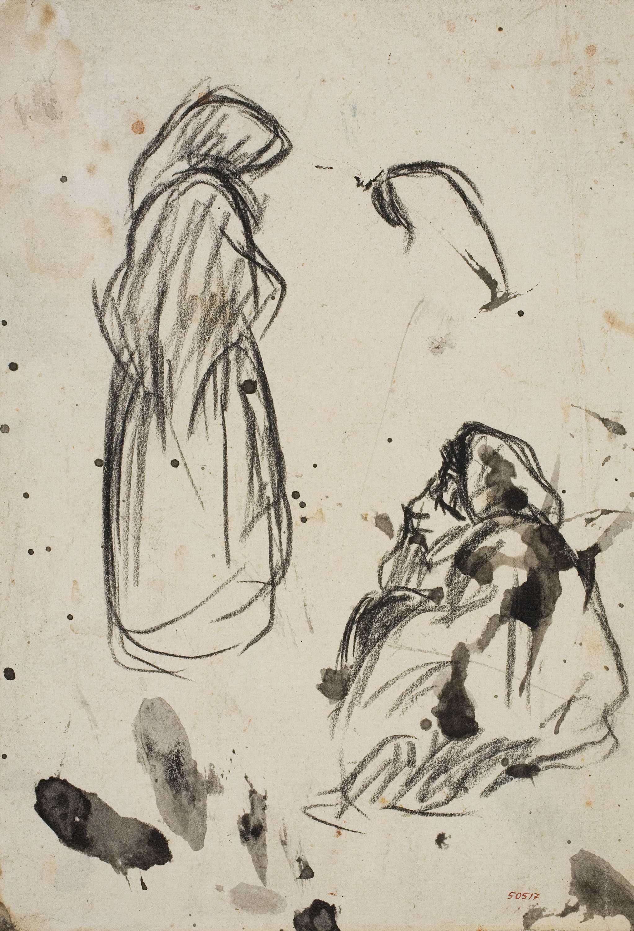 image for: Isidre Nonell - Apunt de figures - Cap a 1911