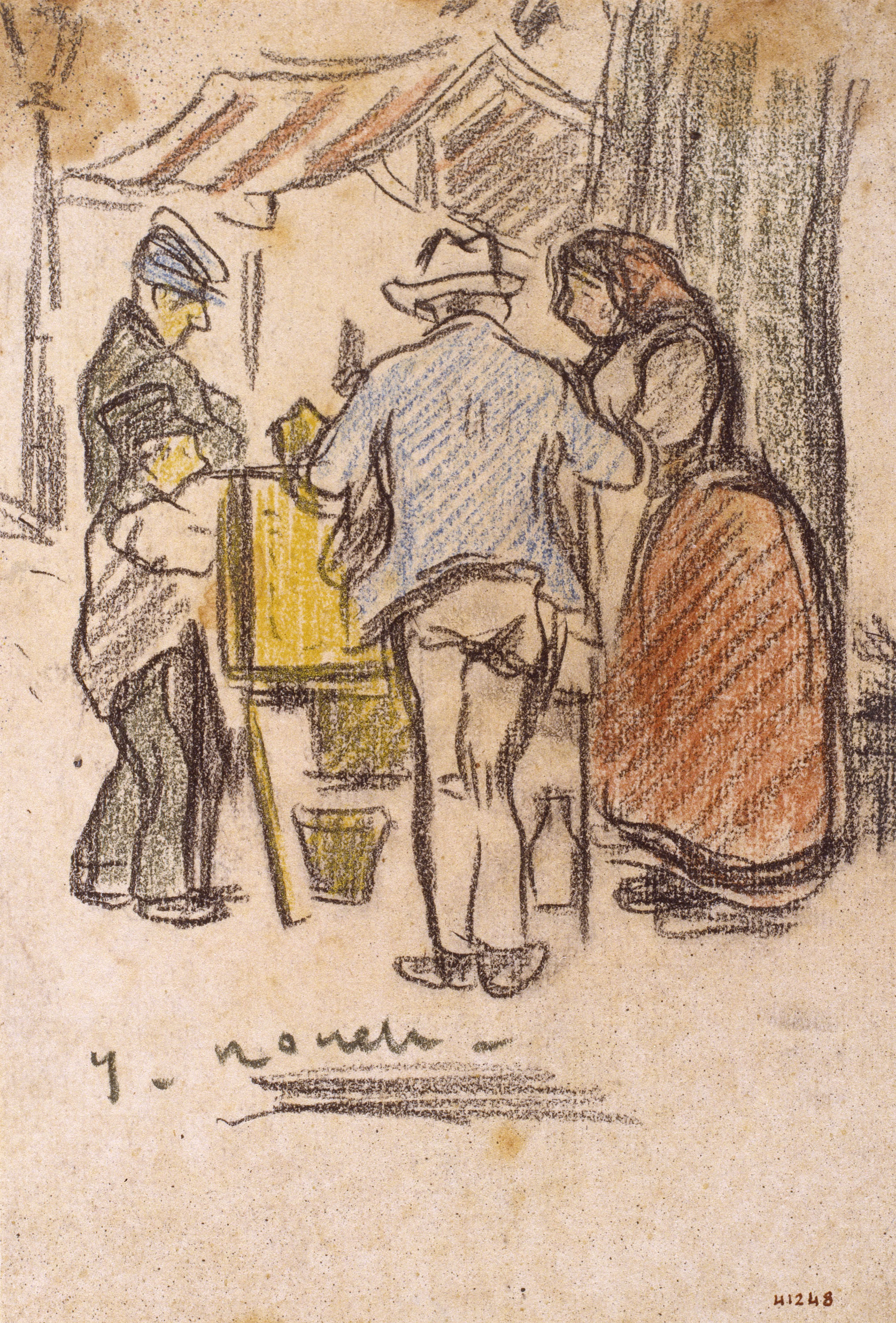 image for: Isidre Nonell - Cafè de carretó - 1902