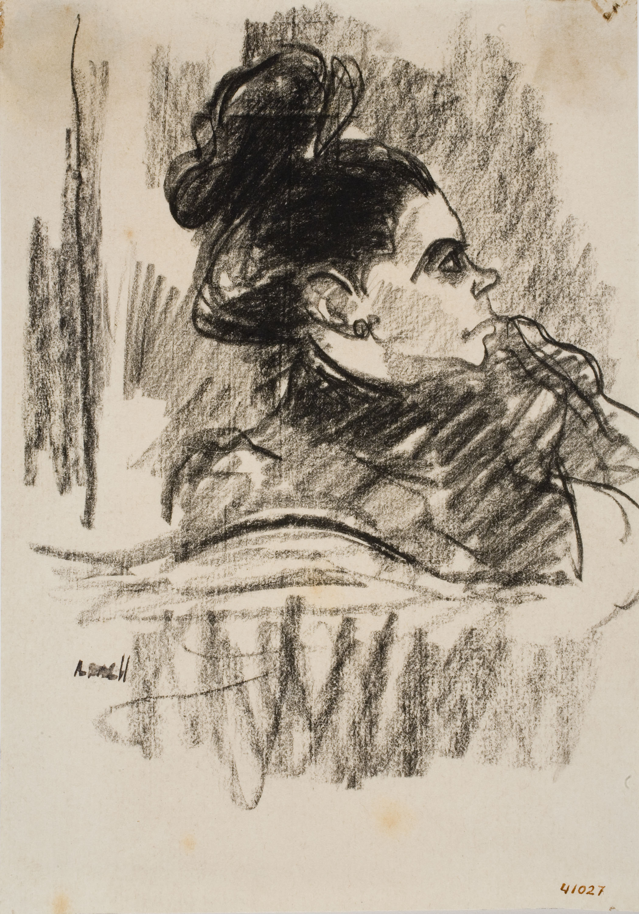 image for: Isidre Nonell - Bust de dona - Cap a 1907-1911