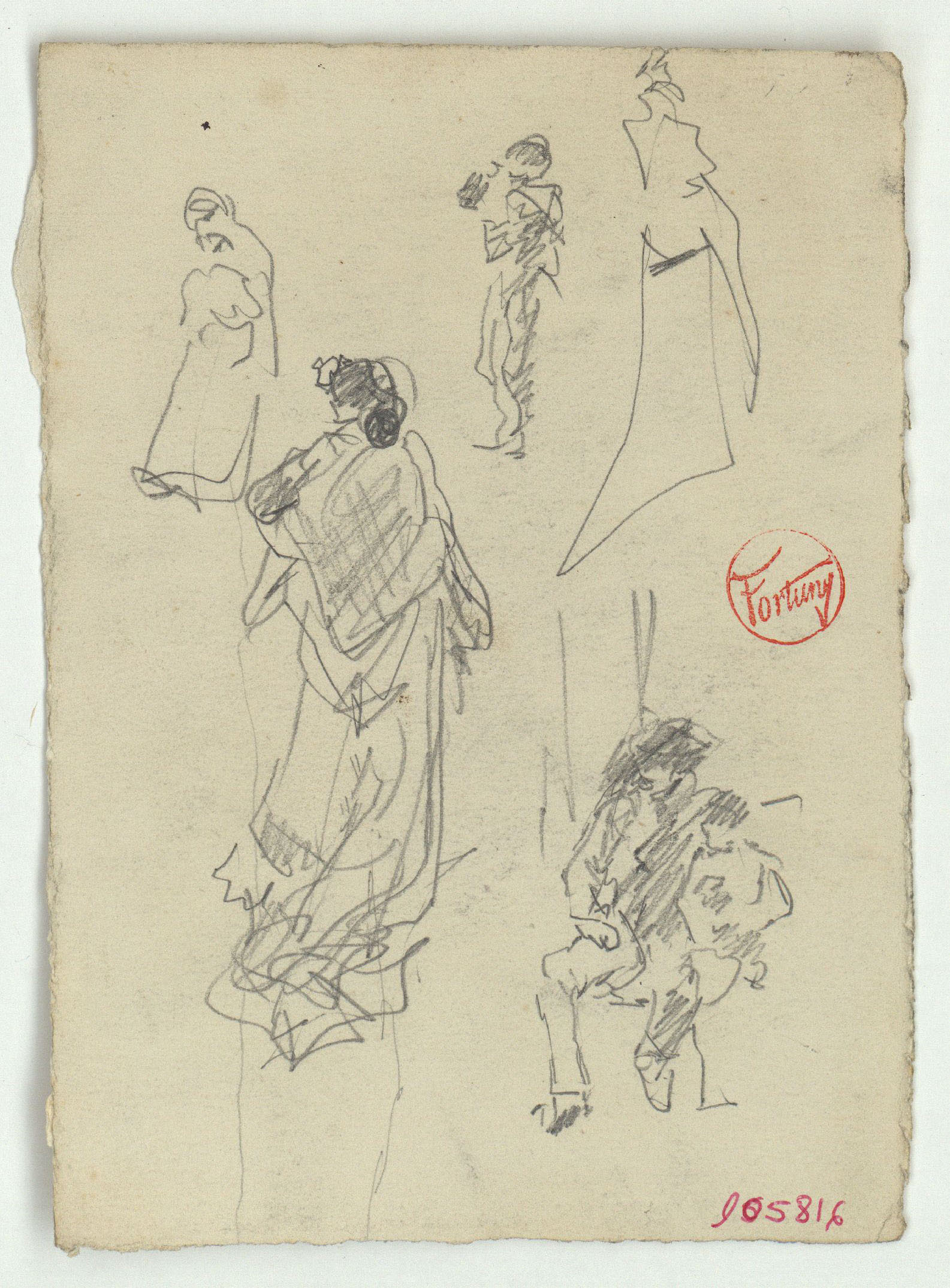 image for: Marià Fortuny - Figures - Cap a 1866-1872