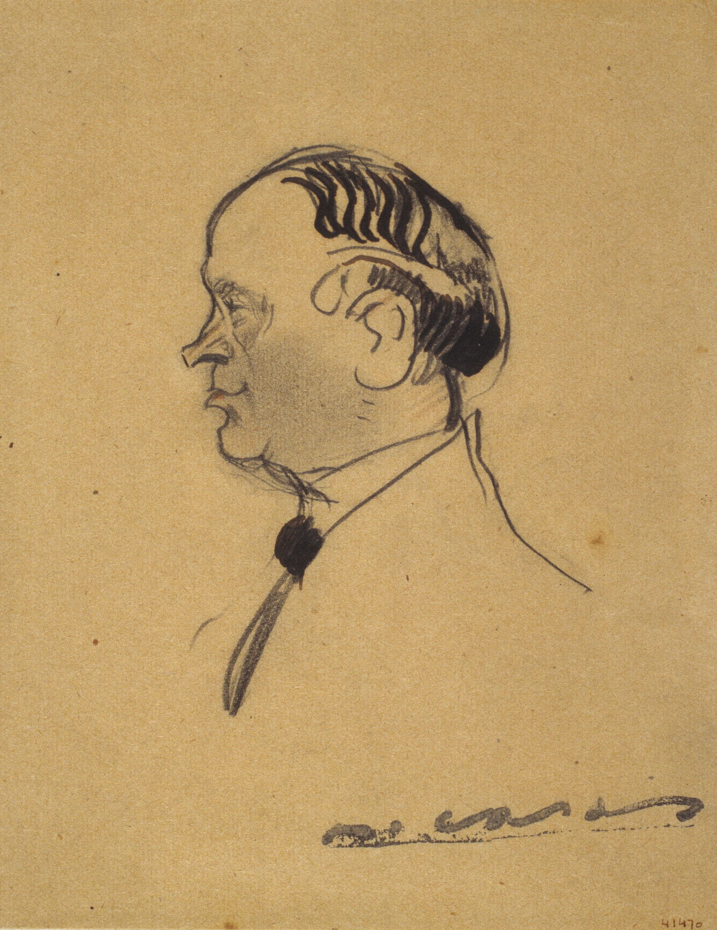 image for: Ramon Casas - Retrat de Josep Clarà - Primer quart del segle XX