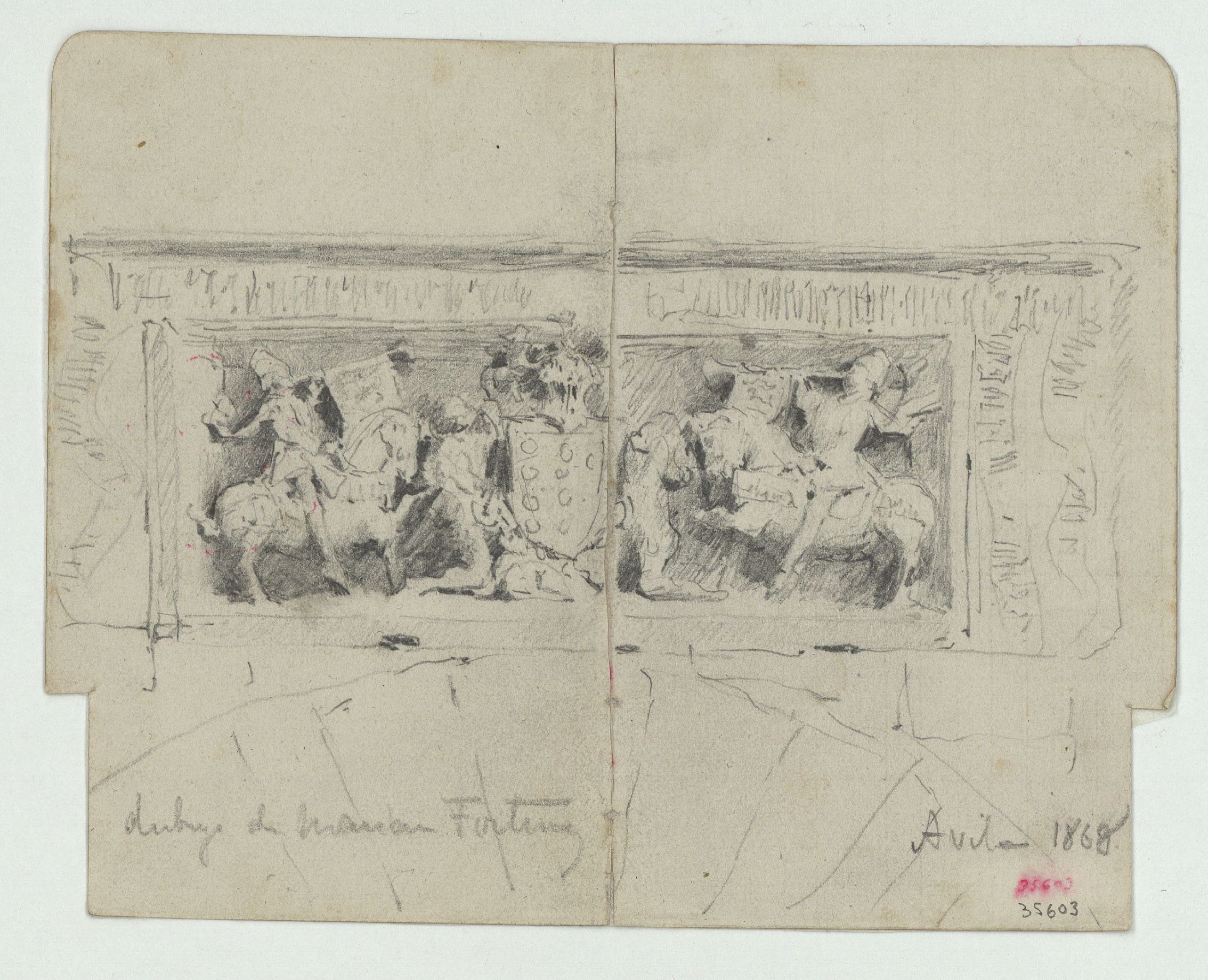 image for: Marià Fortuny - Relleu - 1868