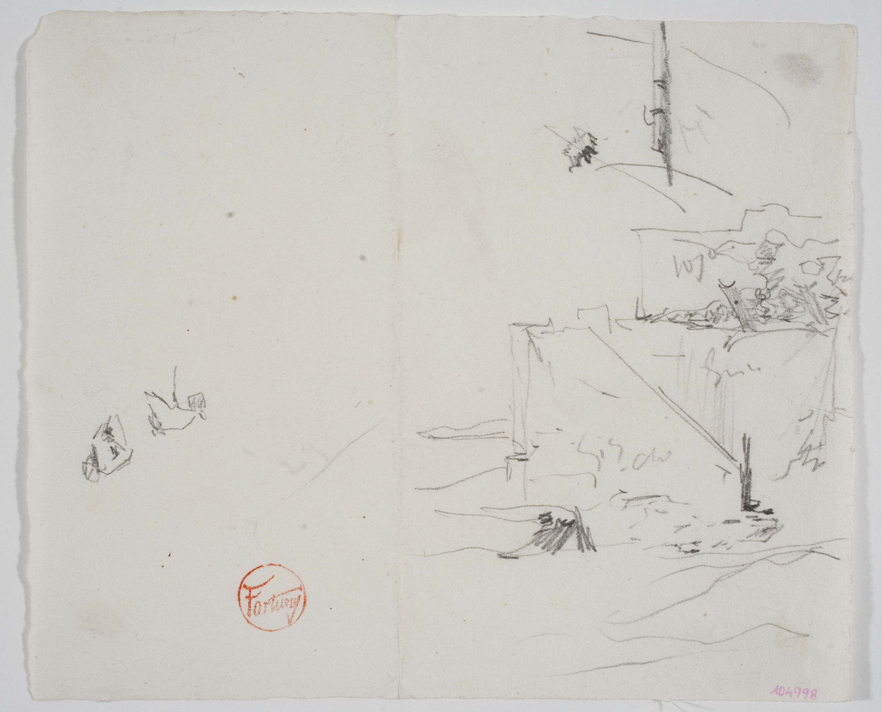 image for: Marià Fortuny - Tàpia - Cap a 1874