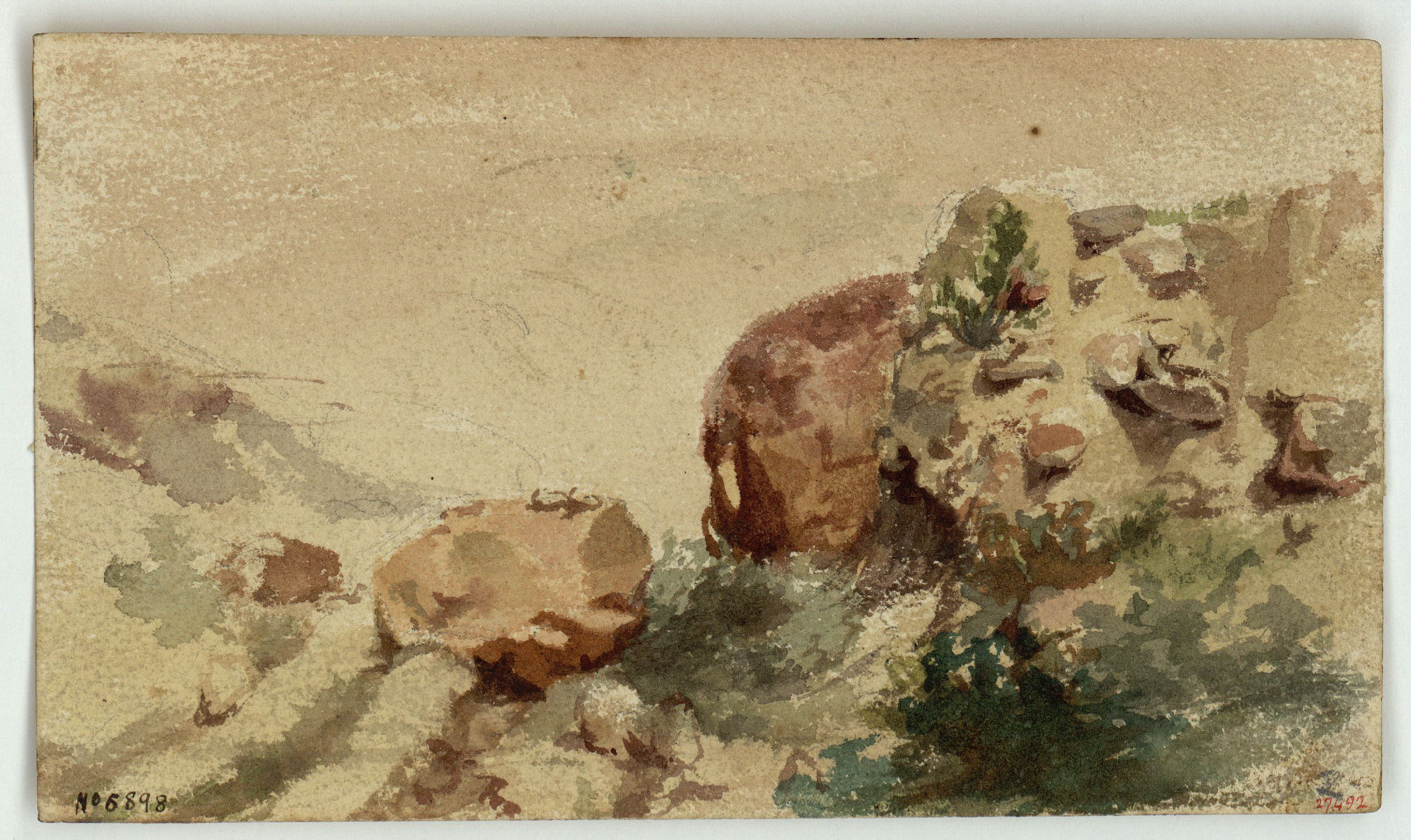 image for: Marià Fortuny - Paisatge rocós - Cap a 1856-1858