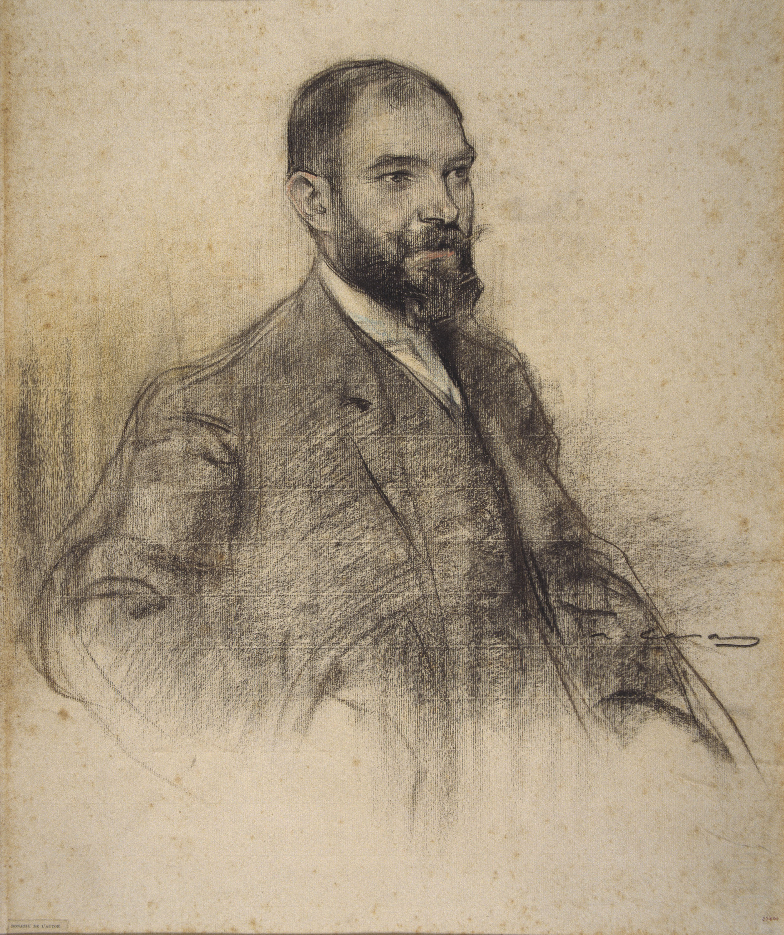 image for: Ramon Casas - Retrat de Bartomeu Amengual - Cap a 1905