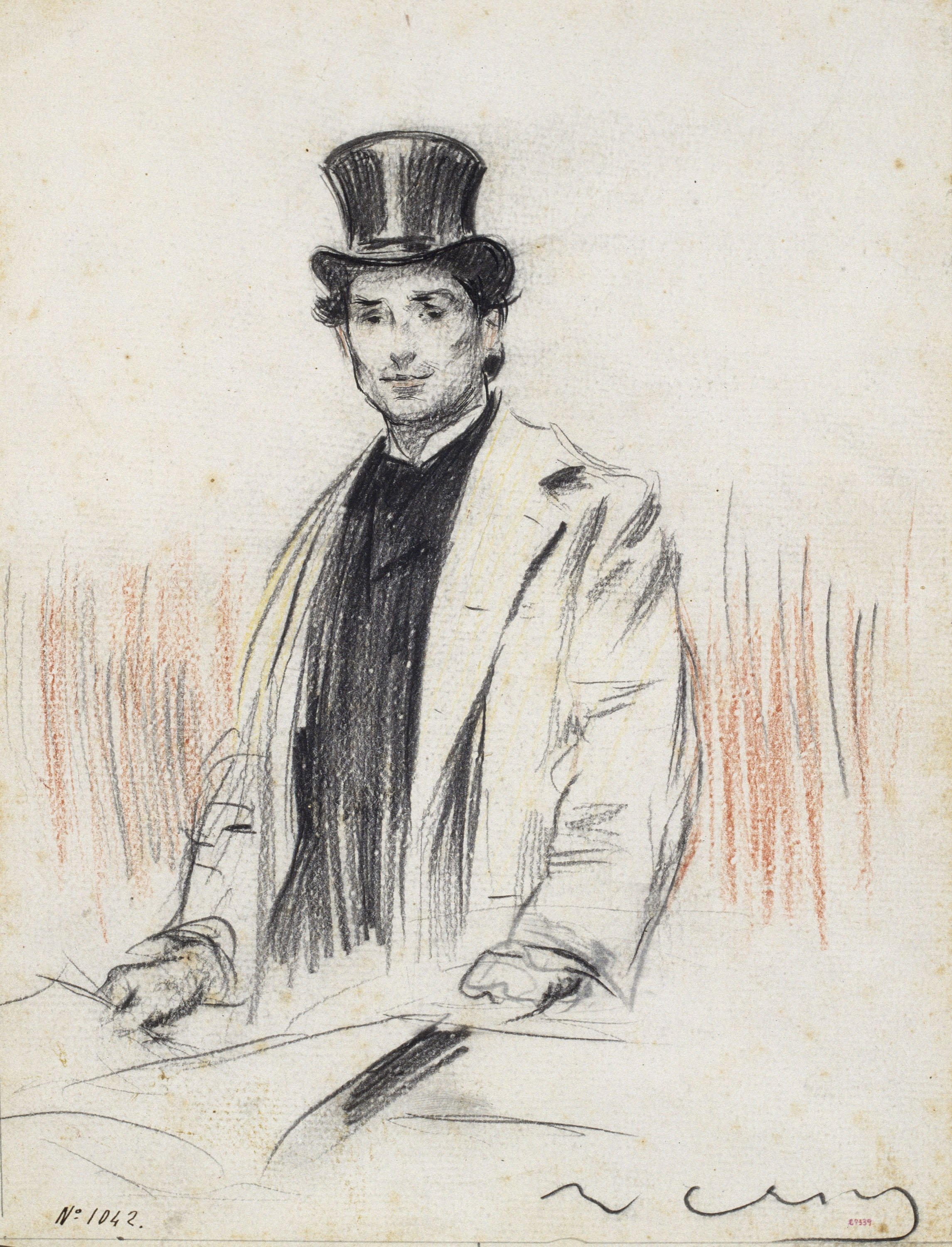 image for: Ramon Casas - Retrat de Pompeu Fabra - Anterior a 1899