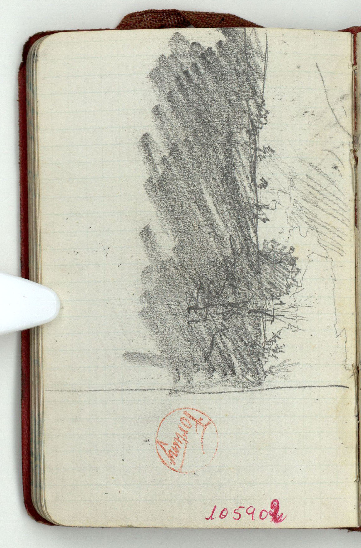 image for: Marià Fortuny - Croquis inconcret - Cap a 1868-1872